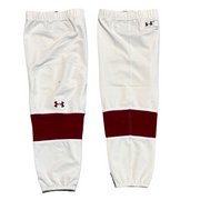 NCAA - Used Under Armour Hockey Sock (White/Maroon)
