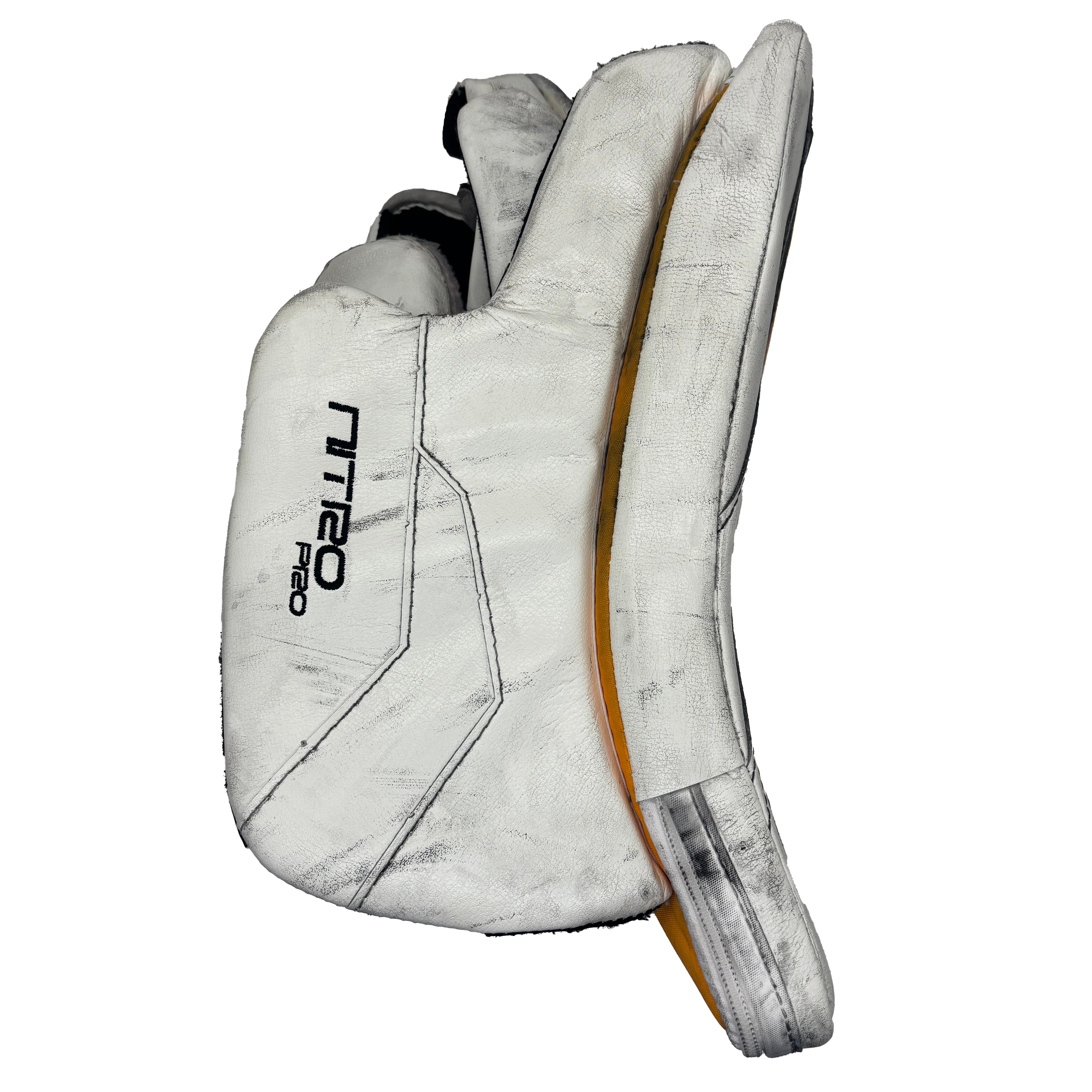 TRUE Catalyst Nitro Pro - Used Pro Stock Goalie Full Set (White/Yellow/Black)
