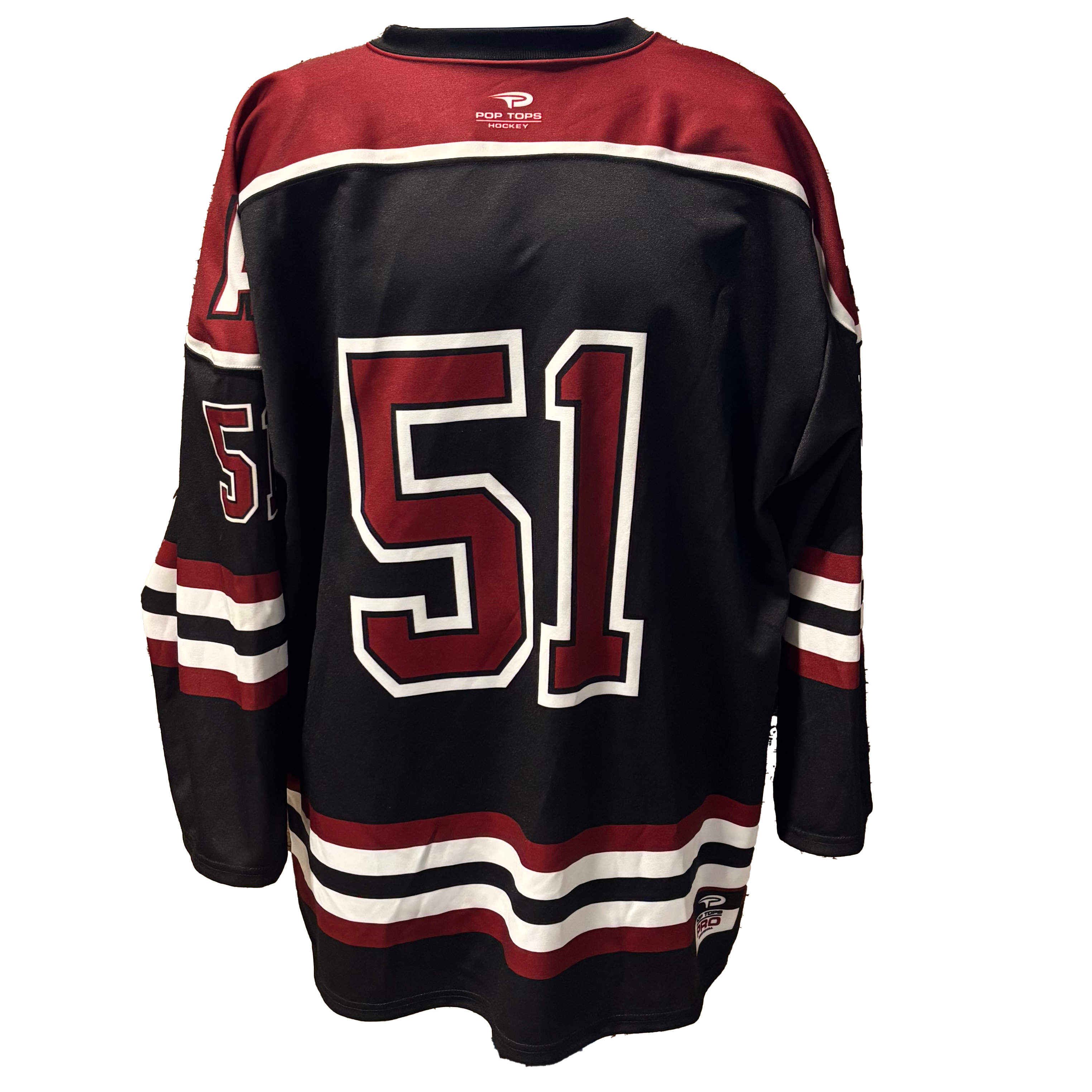 NCAA - Pop Tops Game Jersey (Black/Maroon/White)