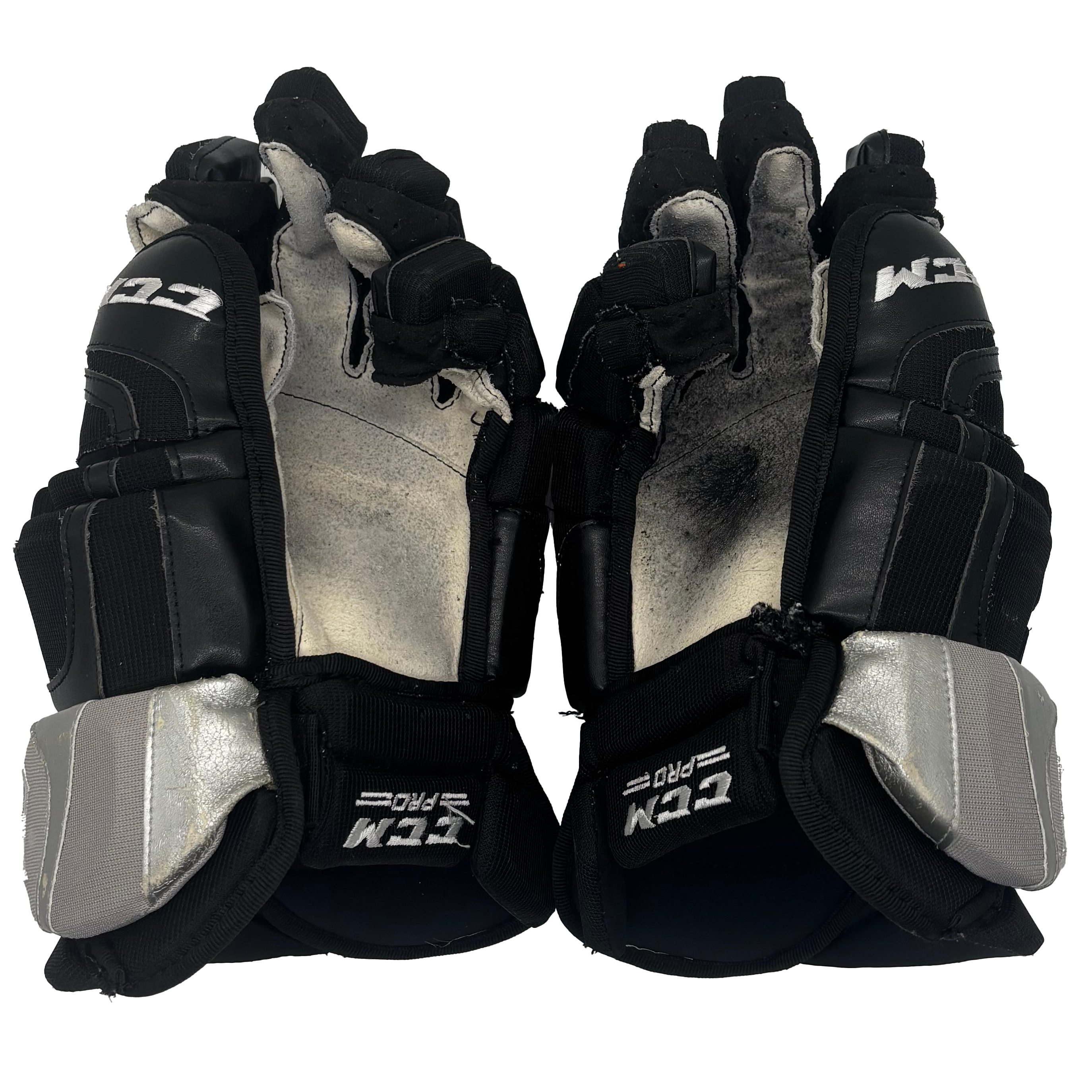 CCM HGCLPP - Used AHL Pro Stock Gloves (Black/Grey)
