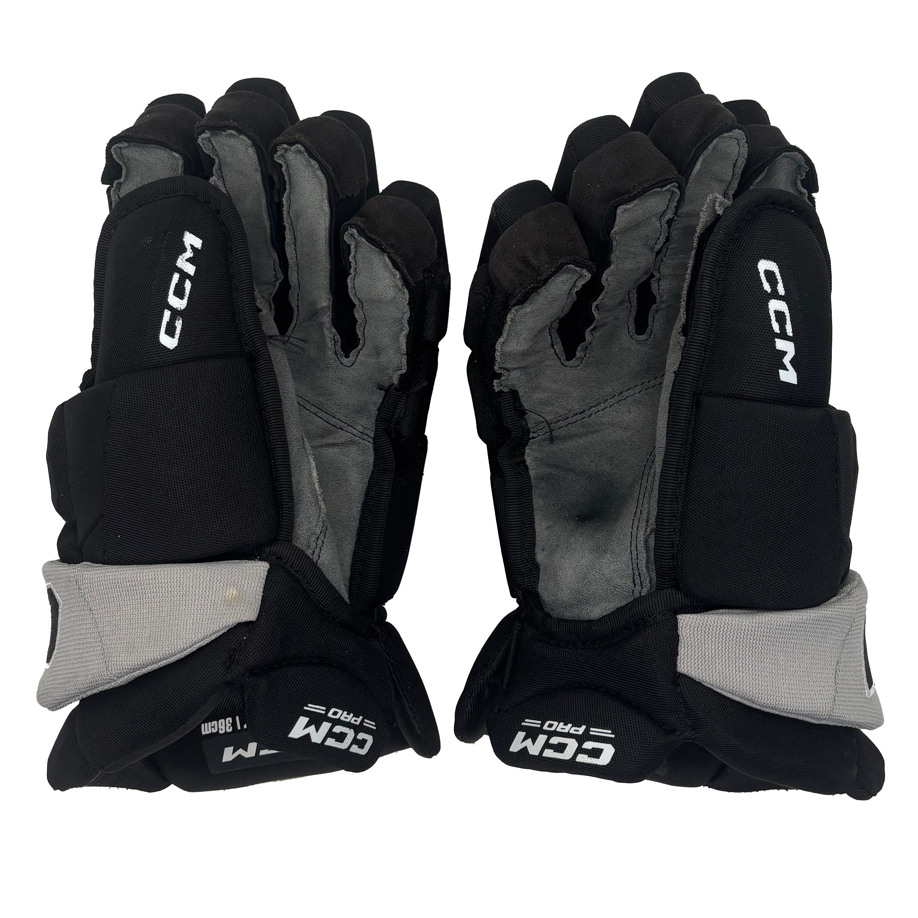 CCM Jetspeed FT8 Pro - Used AHL Pro Stock Gloves (Black/Grey)