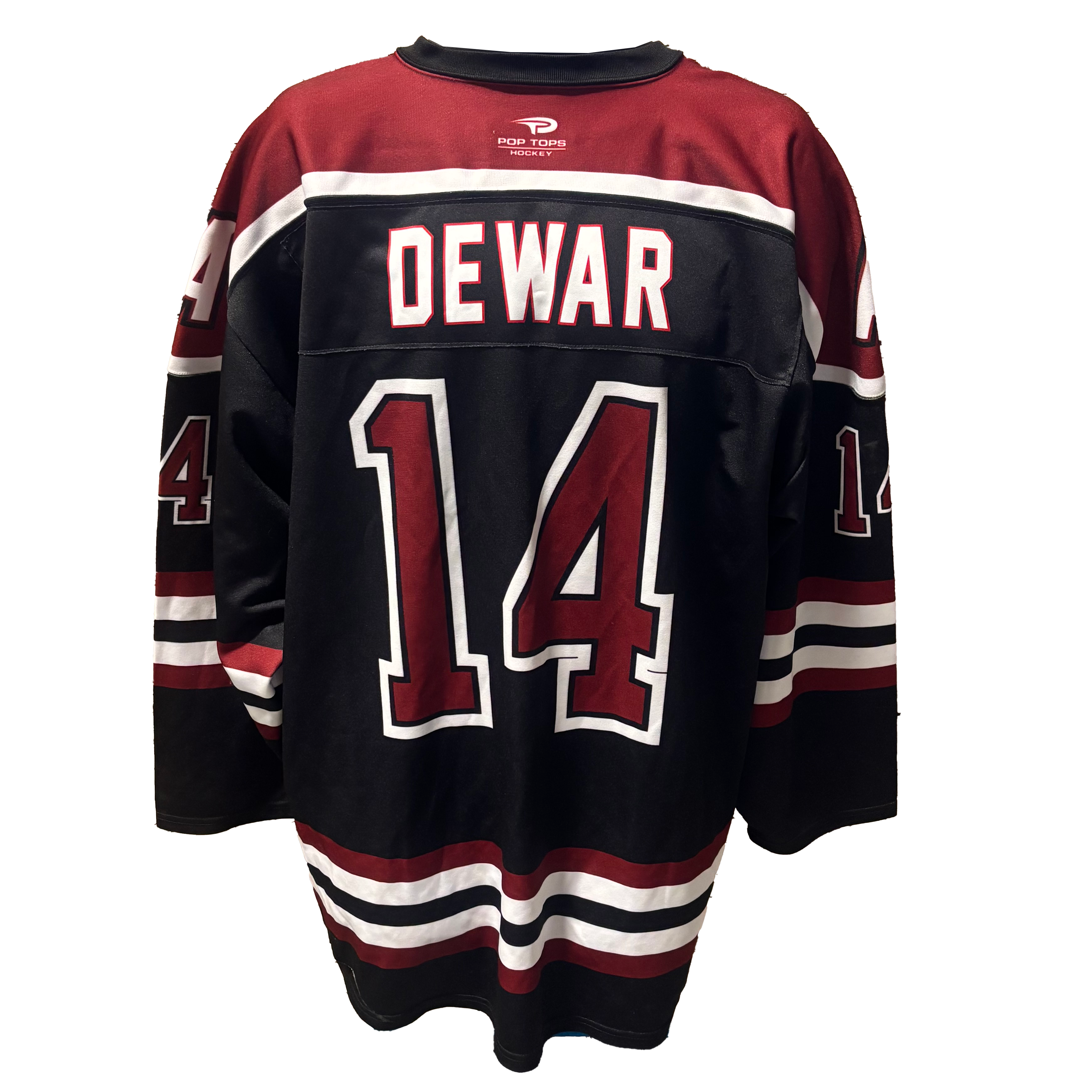 NCAA - Pop Tops Game Jersey (Black/Maroon/White)