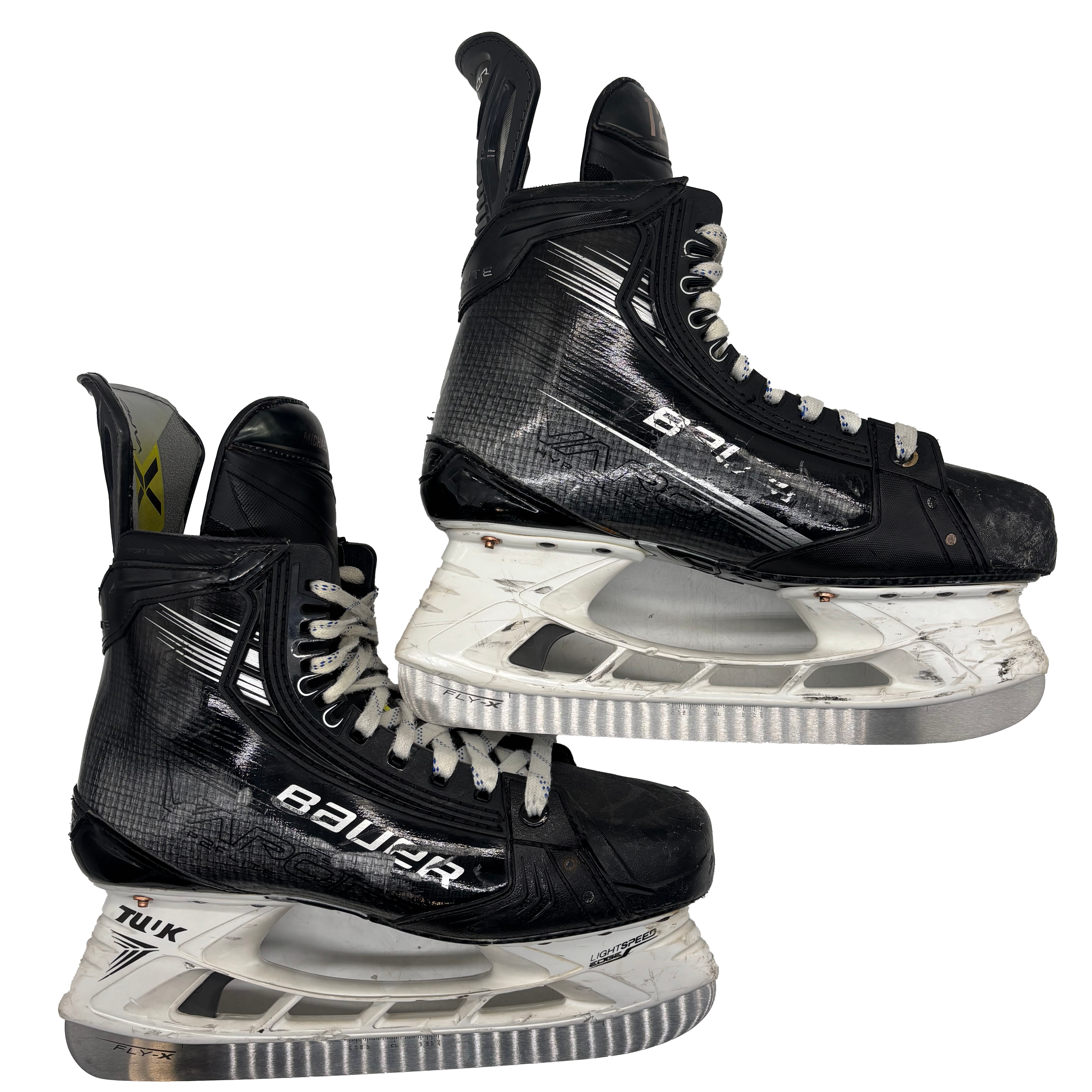 Bauer Vapor Hyperlite 2 - Used Pro Stock Hockey Skate - Size 8E (Black)