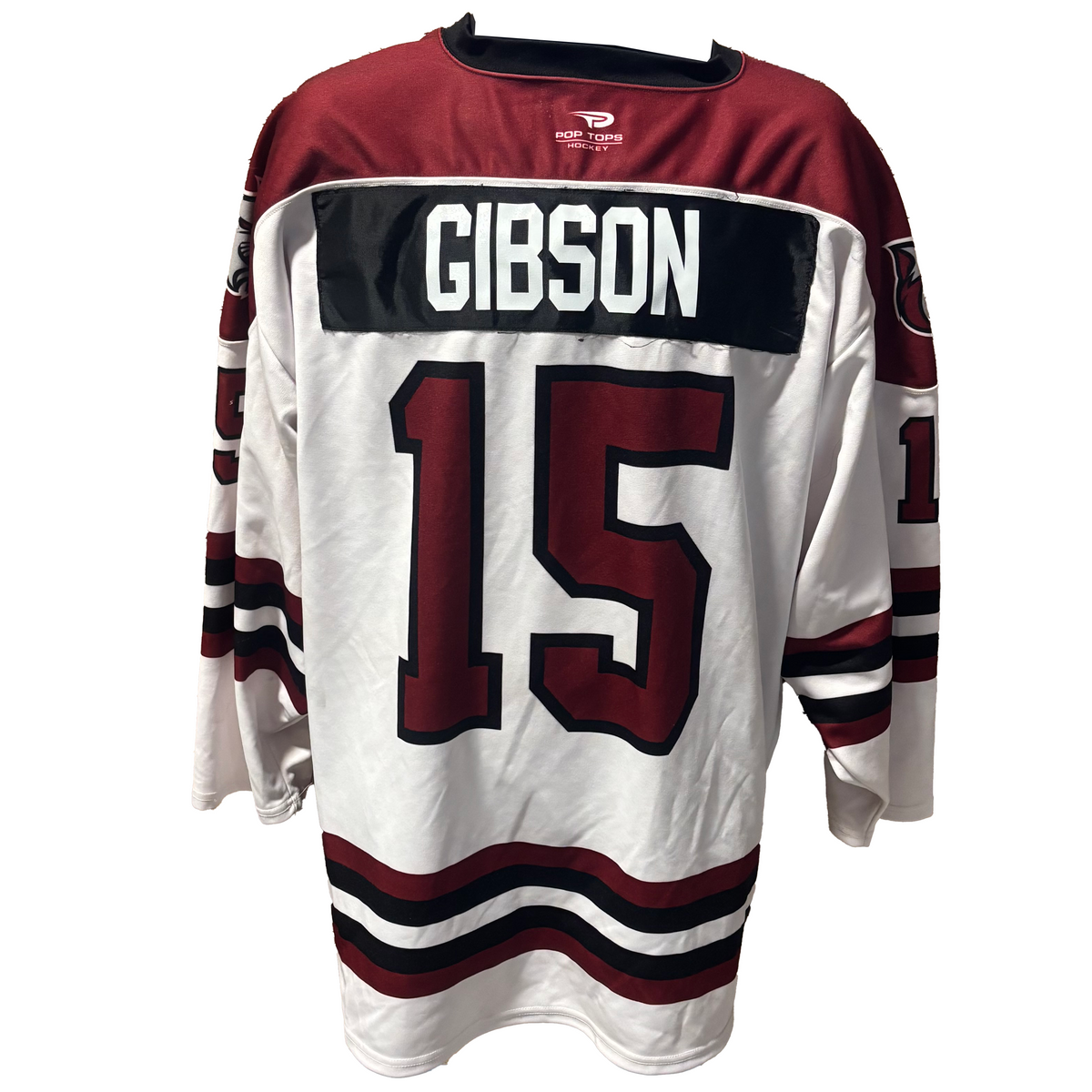 NCAA - Pop Tops Game Jersey (White/Maroon/Black)