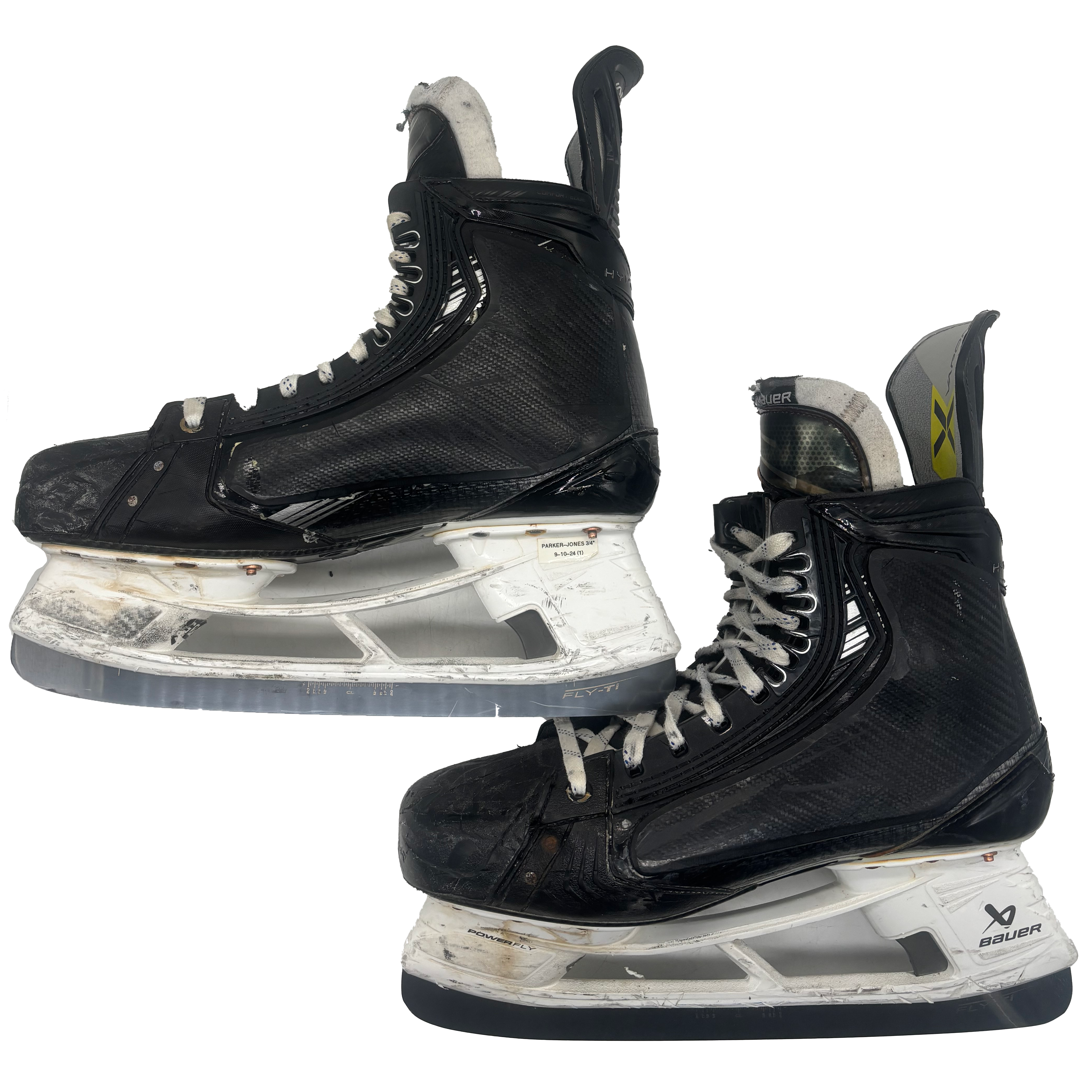 Bauer Vapor Hyperlite 2 - Used Pro Stock Hockey Skates - Size 11E with Shot Blockers