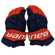 Bauer Supreme 2S - Used NHL Pro Stock Glove - Jordan Eberle (Blue/Orange)