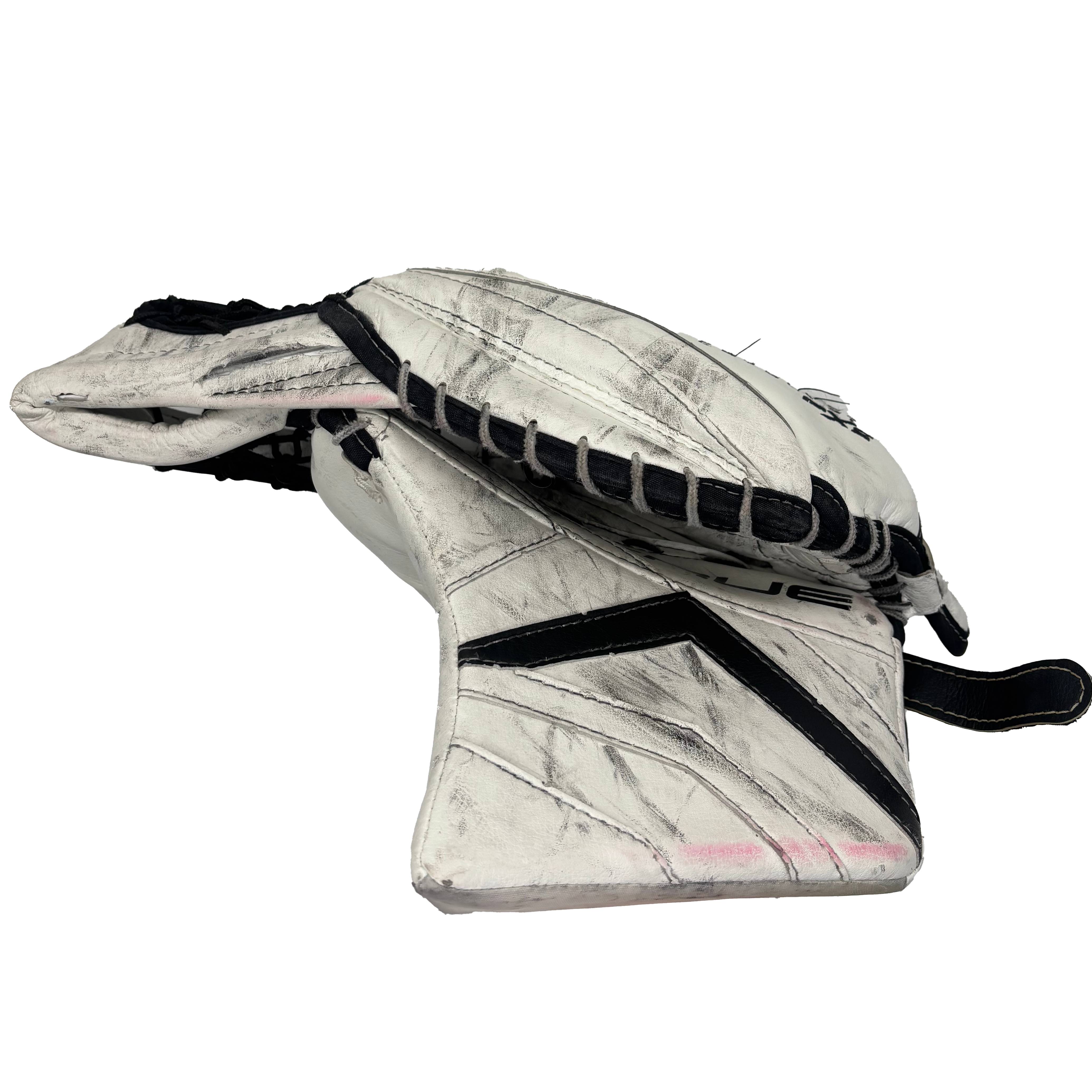 True Catalyst PX5 - Used Pro Stock Goalie Trapper (White/Black)