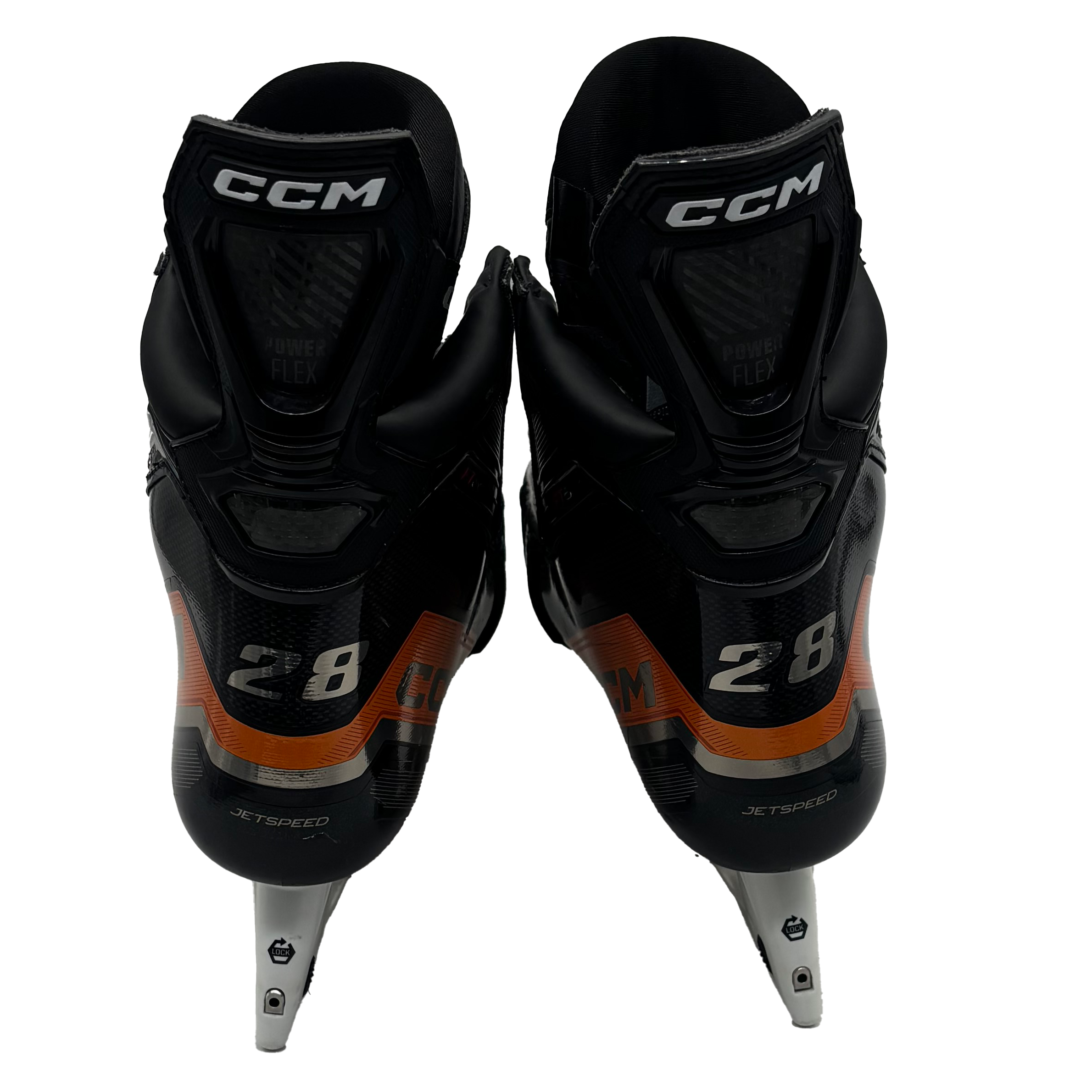 CCM Jetspeed FT6 Pro - Pro Stock Hockey Skates - Size 5.5D (Orange)
