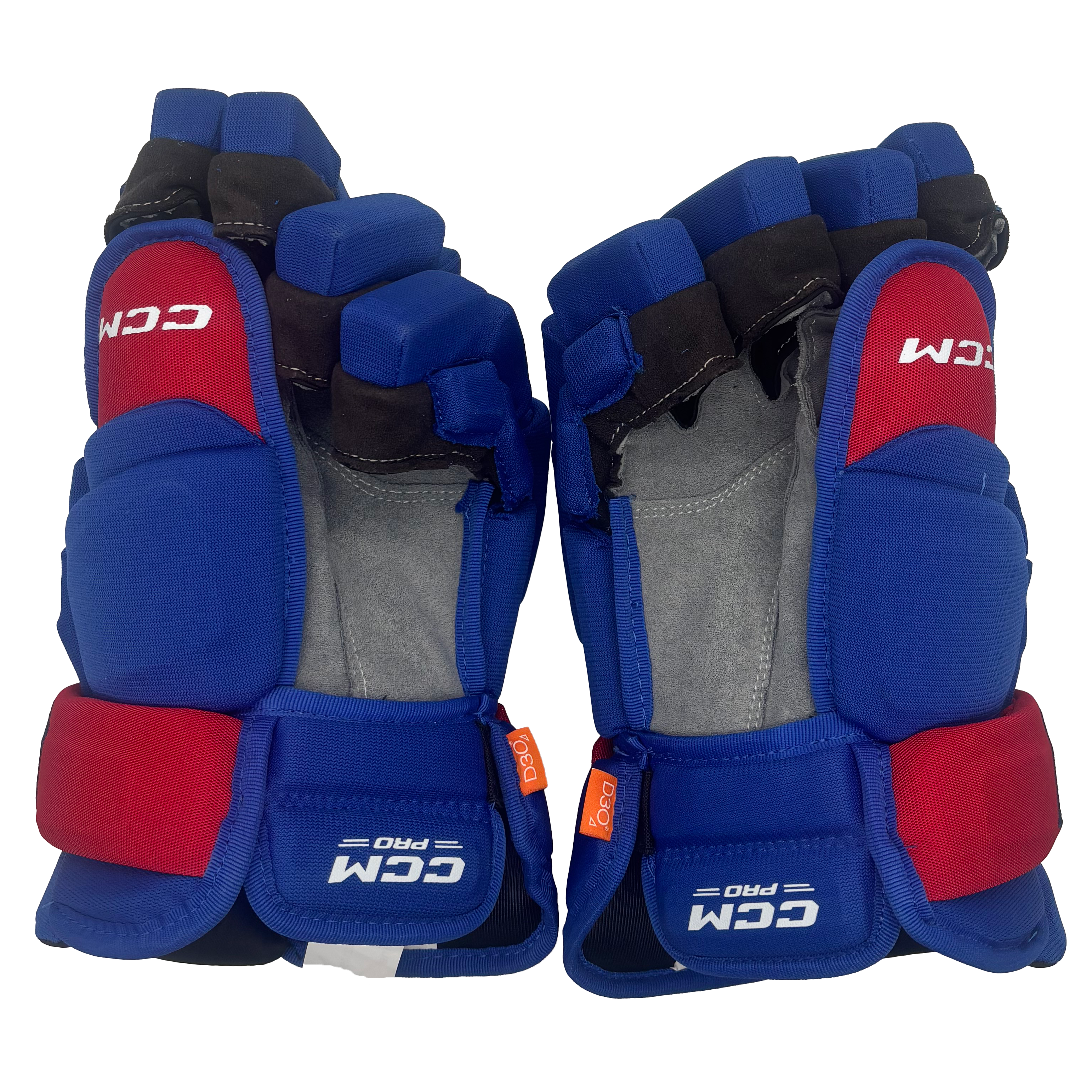 CCM HG43PP - NCAA Pro Stock Hockey Glove (Blue/Red)