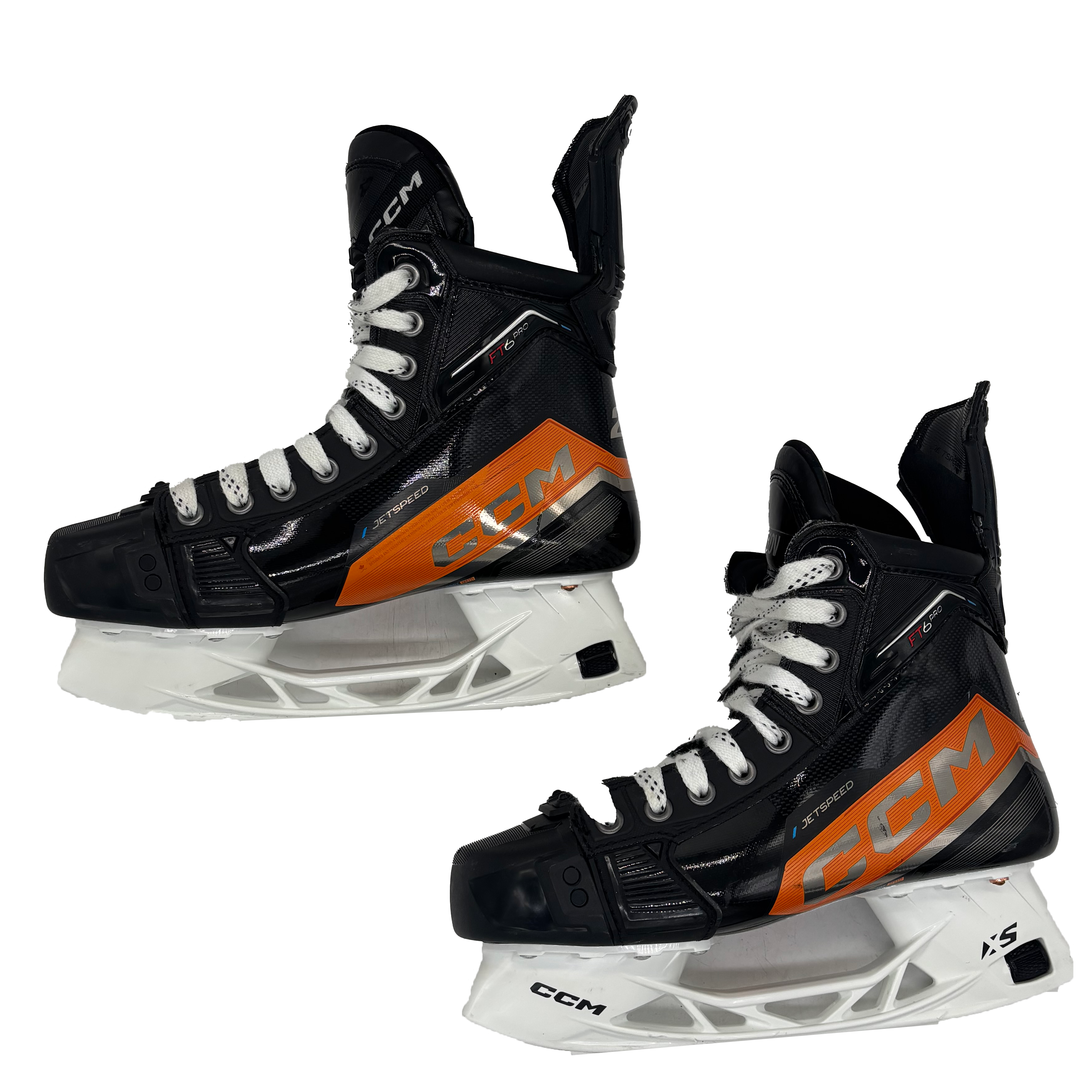 CCM Jetspeed FT6 Pro - Pro Stock Hockey Skates - Size 5.5D (Orange)