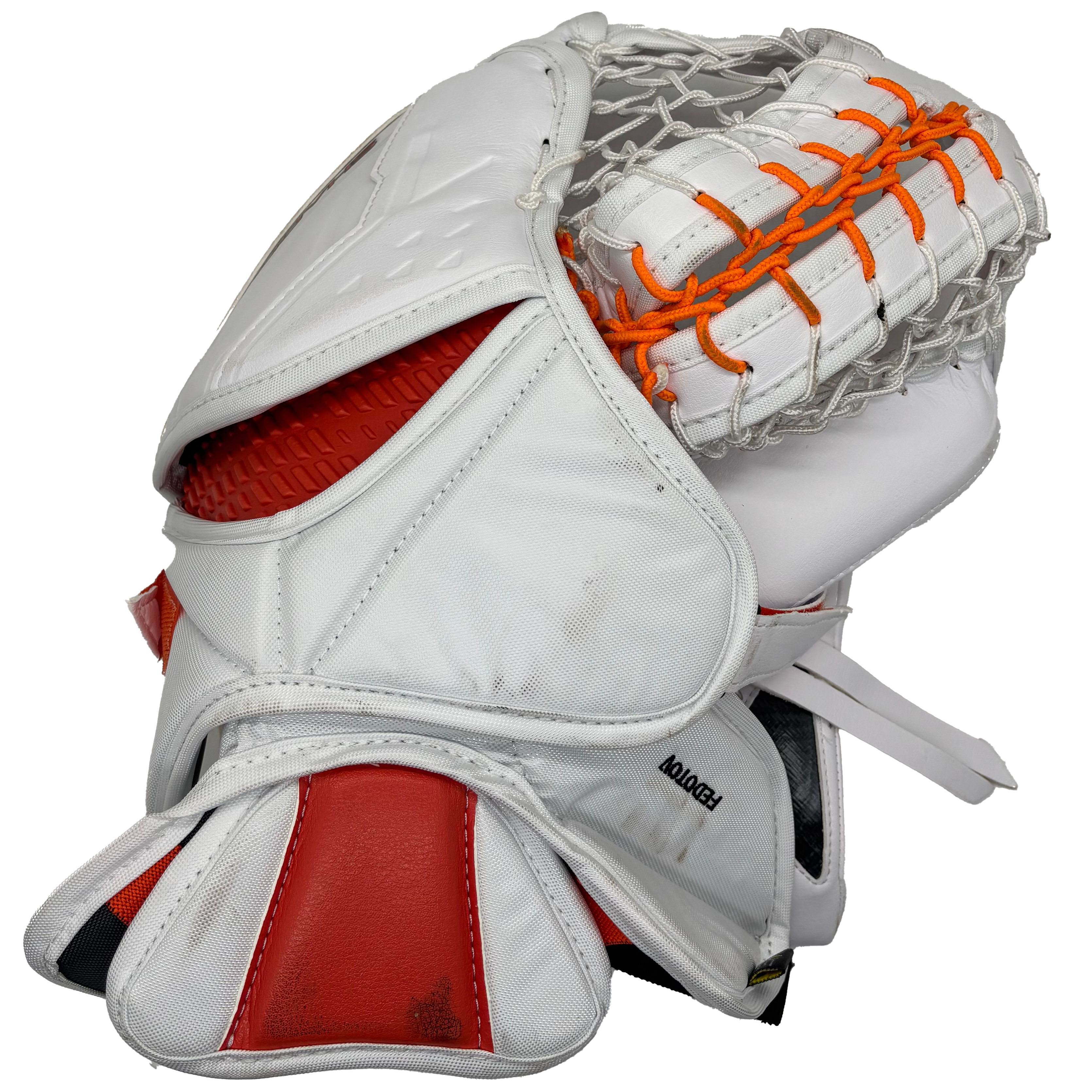 Bauer Supreme Shadow - Used NHL Goalie Full Set - Ivan Fedotov (White/Orange/Black)
