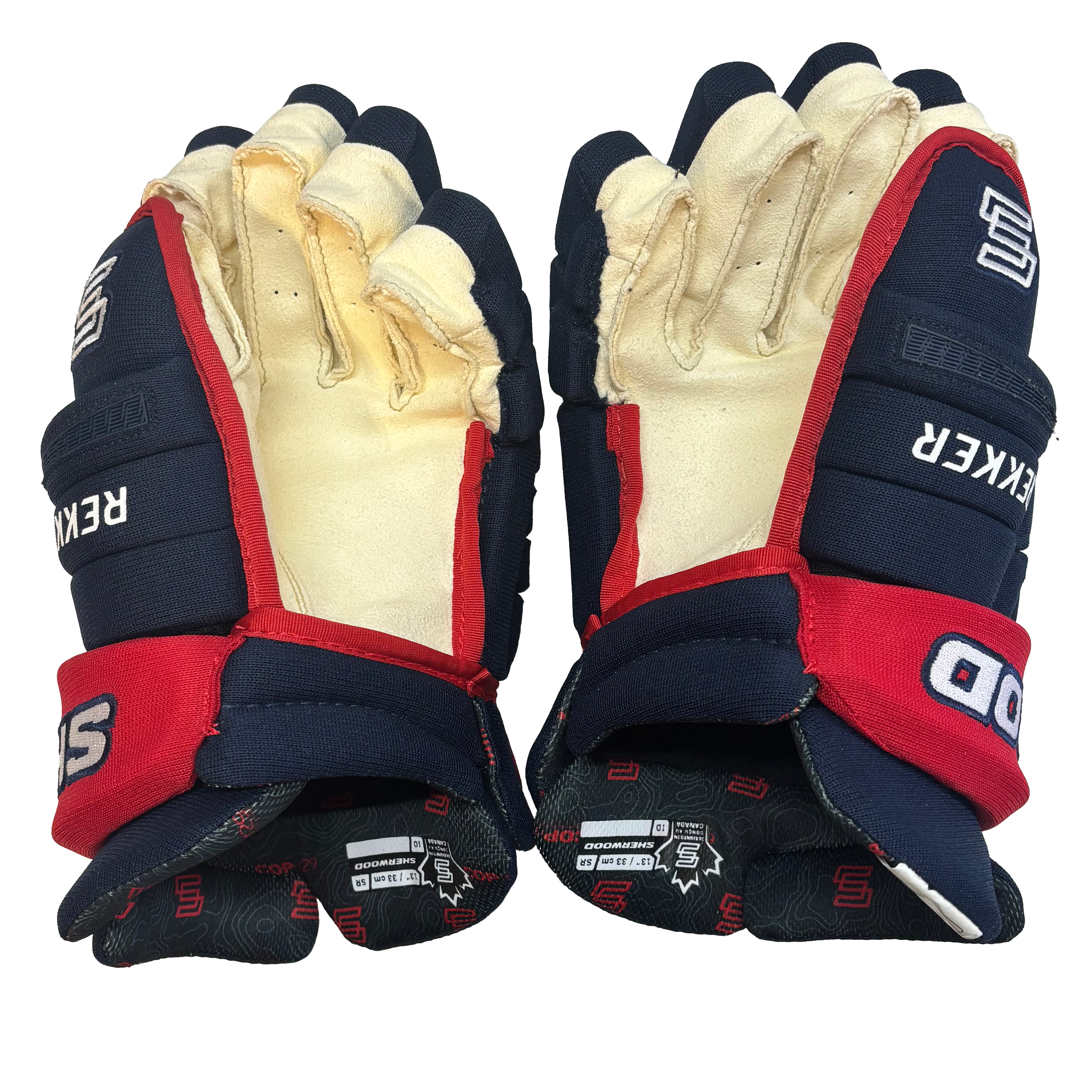 Sherwood Rekker Pro - Pro Stock Glove (Navy/Red)