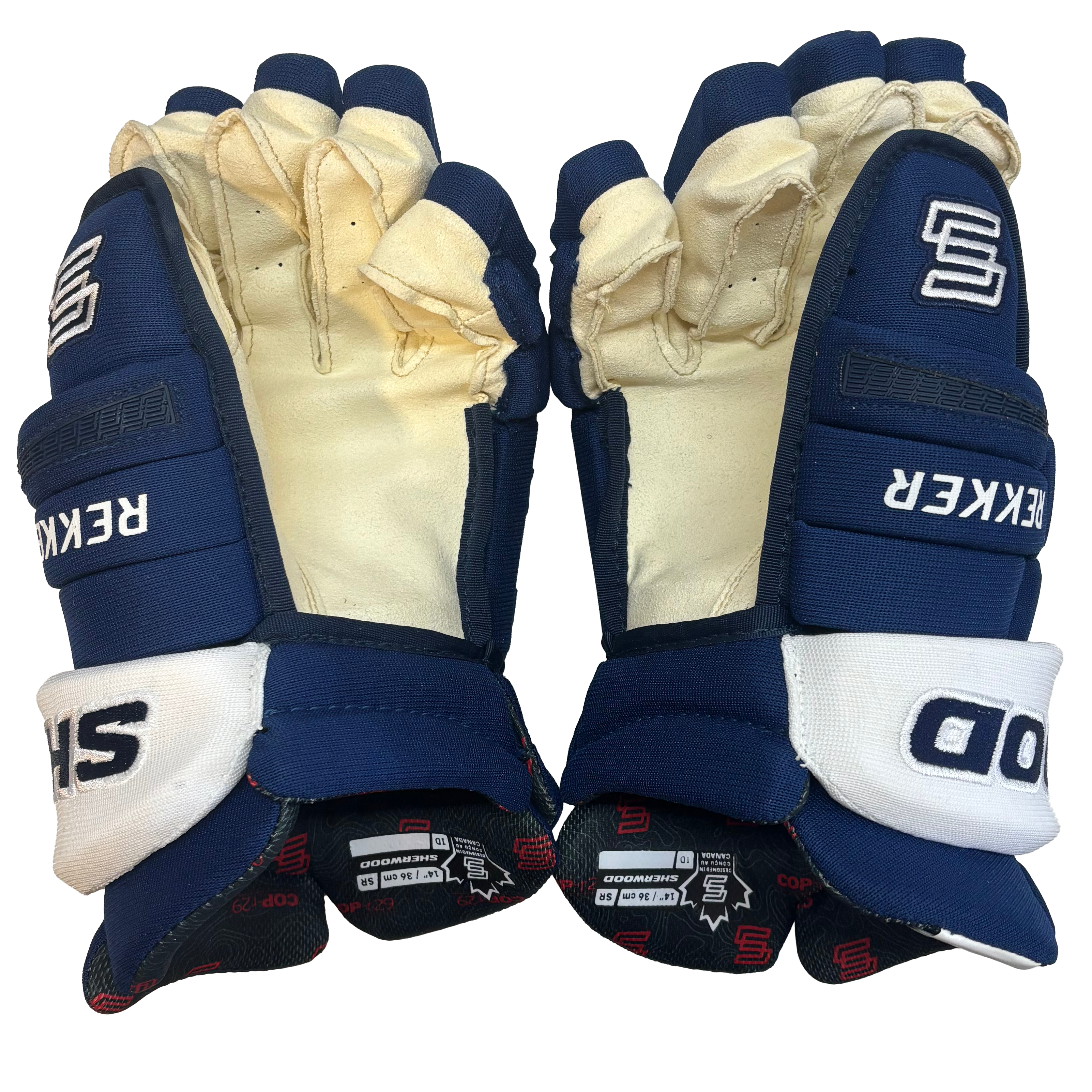 Sherwood Rekker Pro - Pro Stock Glove (Blue/White)