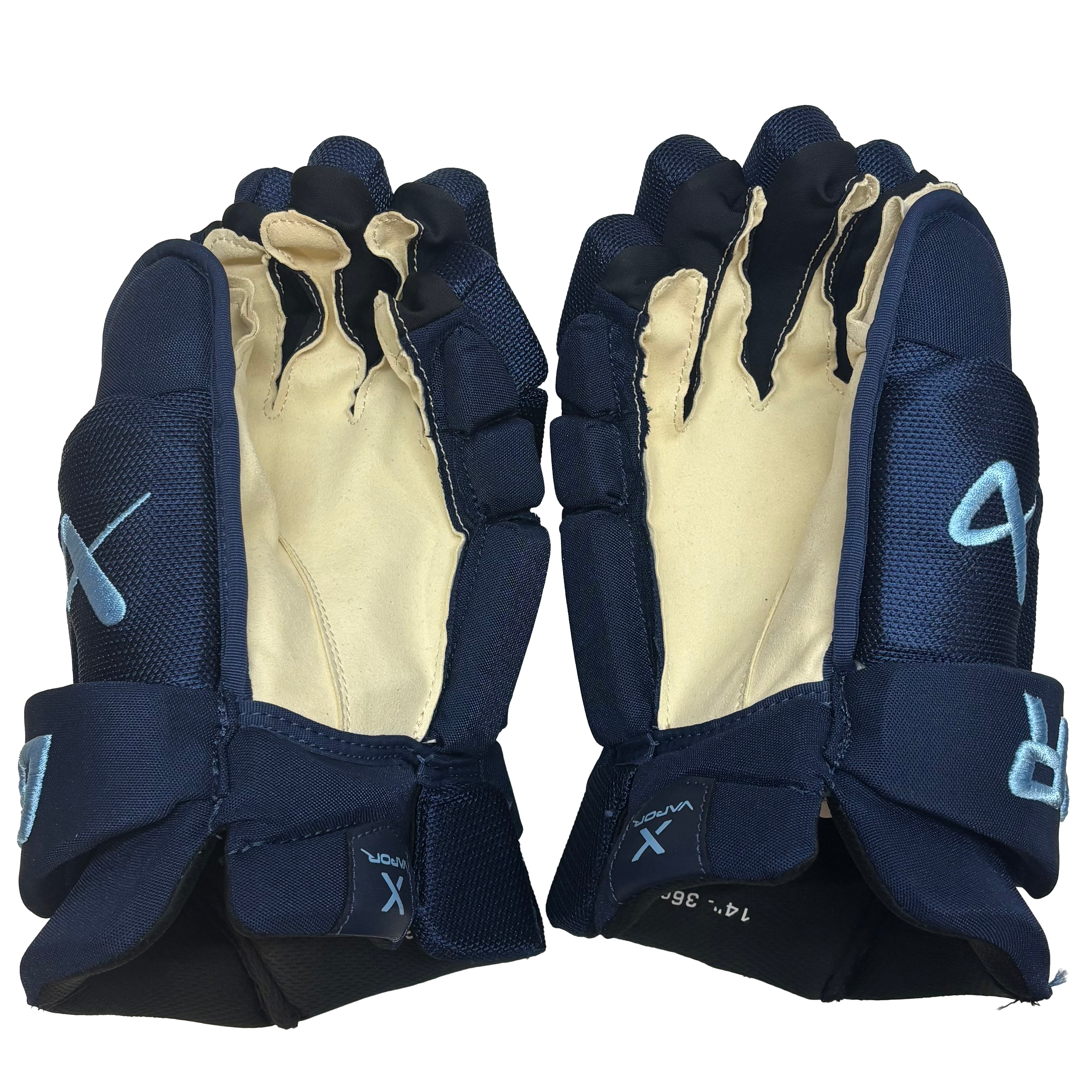 Bauer Vapor Hyperlite - PWHL Pro Stock Glove - Toronto Sceptres (Navy/Powder Blue)
