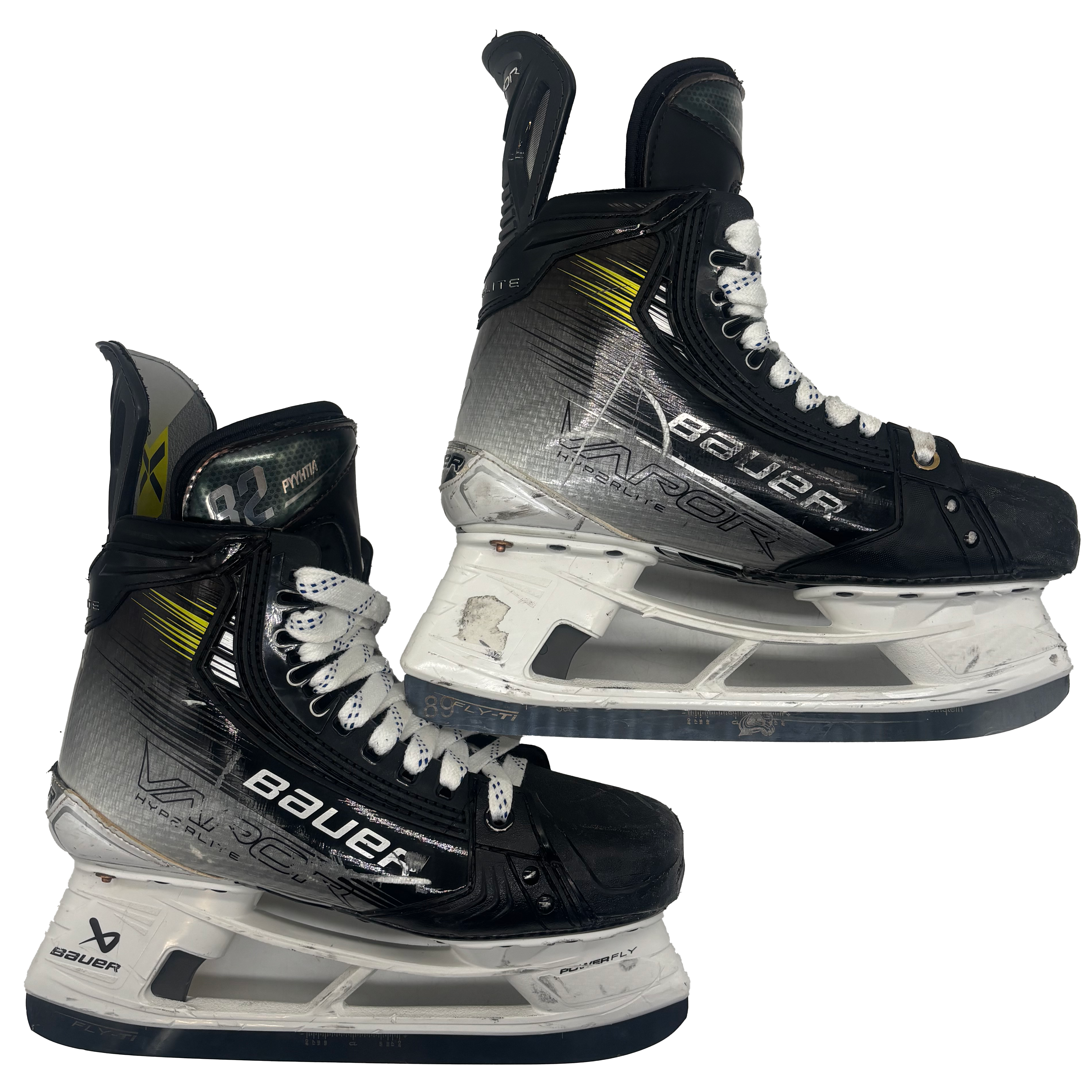Bauer Vapor Hyperlite 2 - Used AHL Pro Stock Hockey Skates - 6.5D