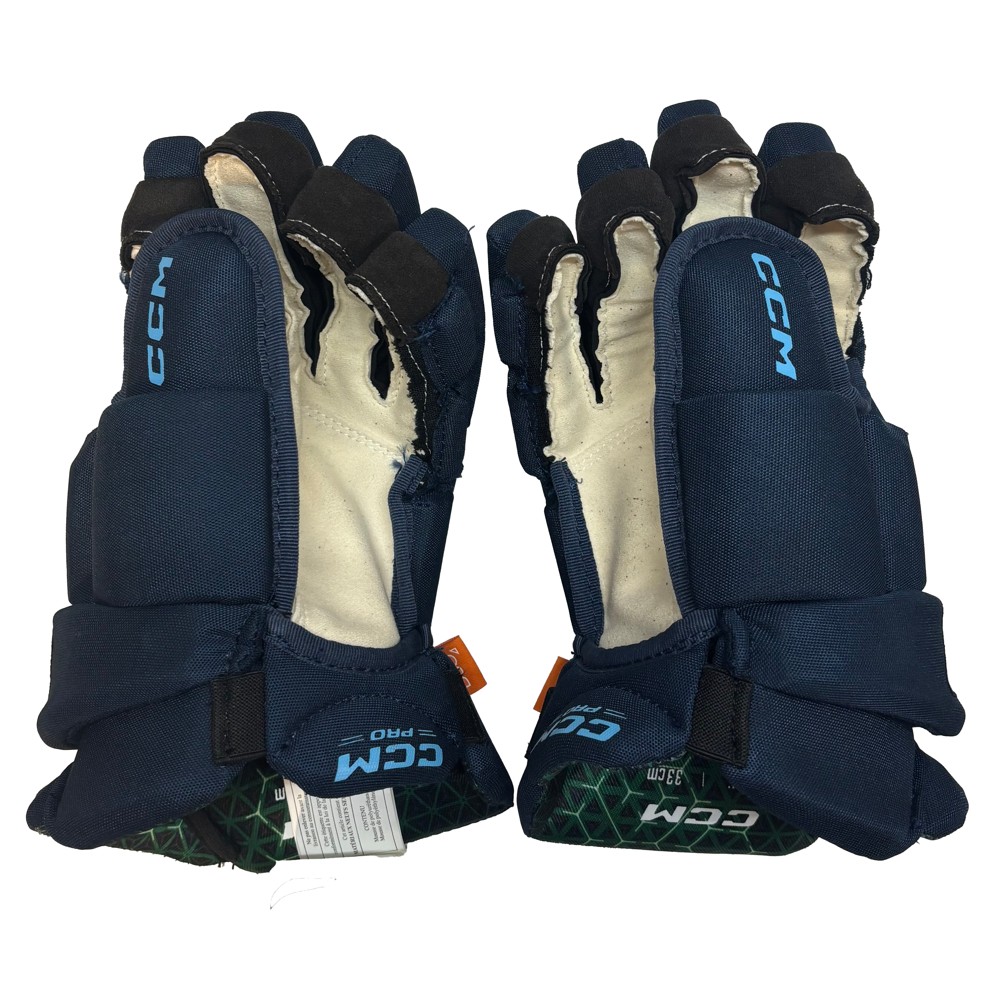 CCM Jetspeed FTW - PWHL Pro Stock Glove - Toronto Sceptres (Navy/Powder Blue)