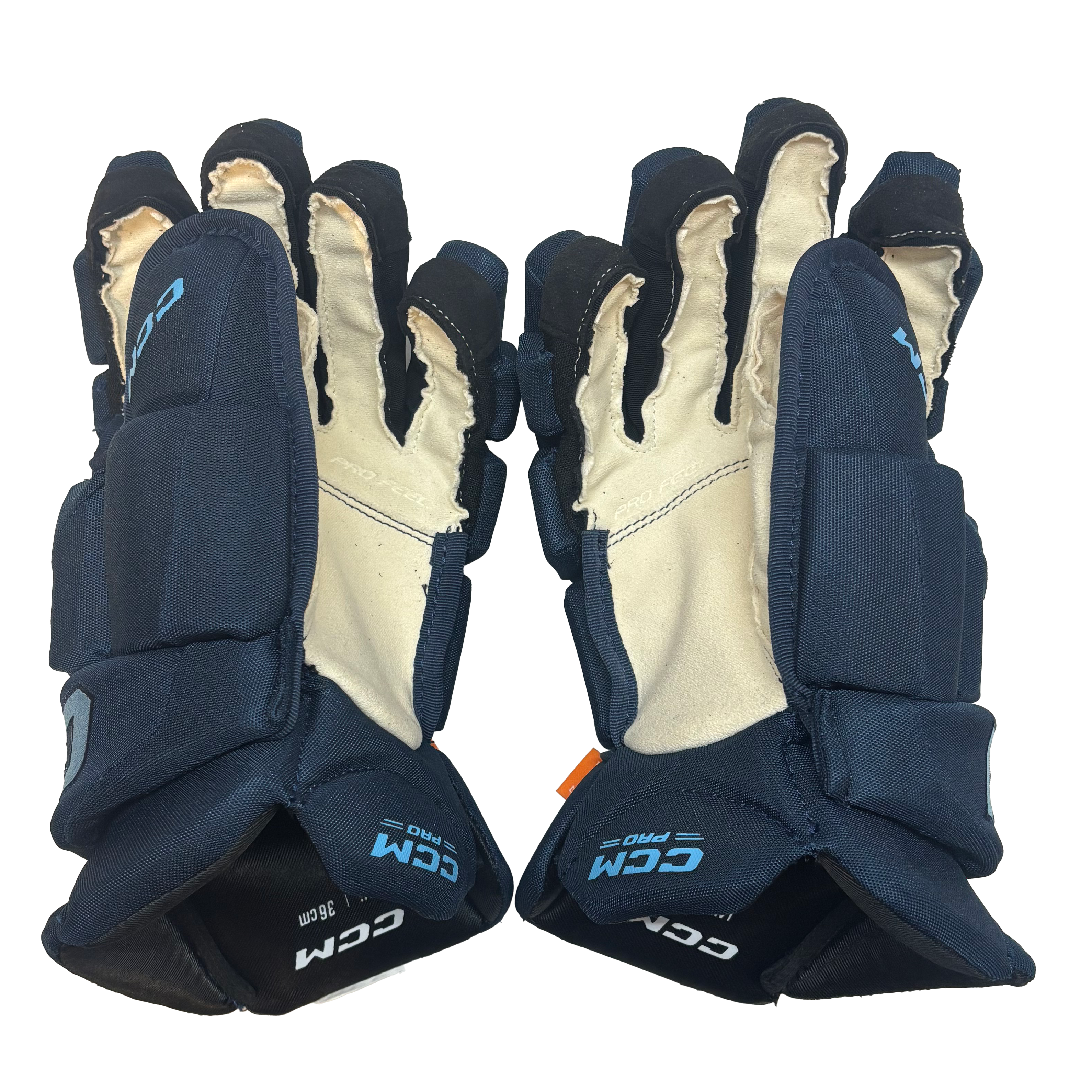 CCM HGJS - PWHL Pro Stock Glove - Toronto Sceptres (Navy/Powder Blue)