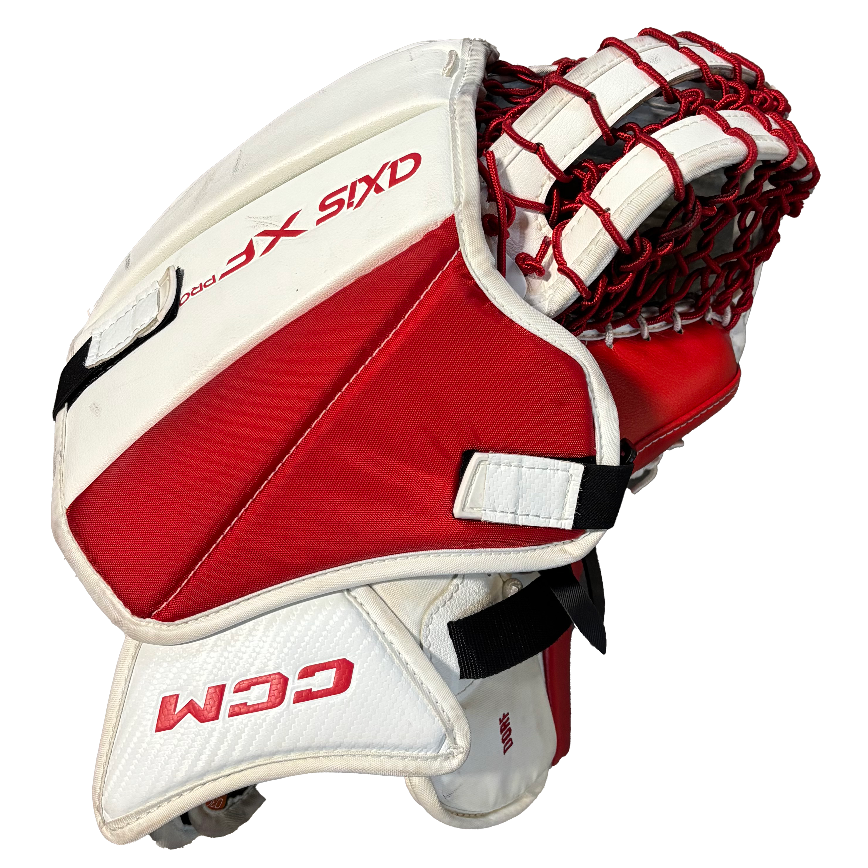 CCM Axis XF Pro - Used Pro Stock Goalie Full Set (White/Red)