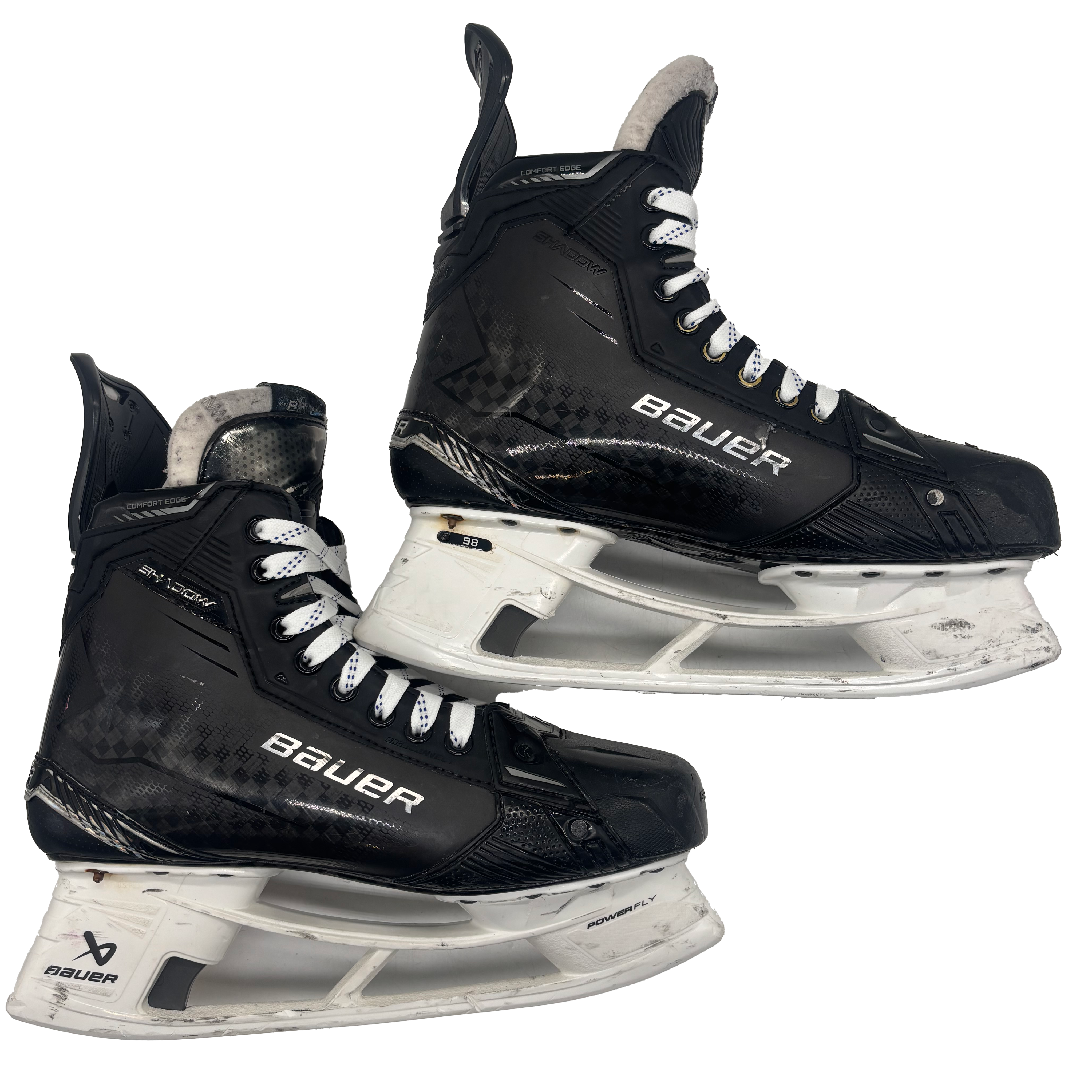 Bauer Supreme Shadow - Used AHL Pro Stock Hockey Skates - Size 9.5D