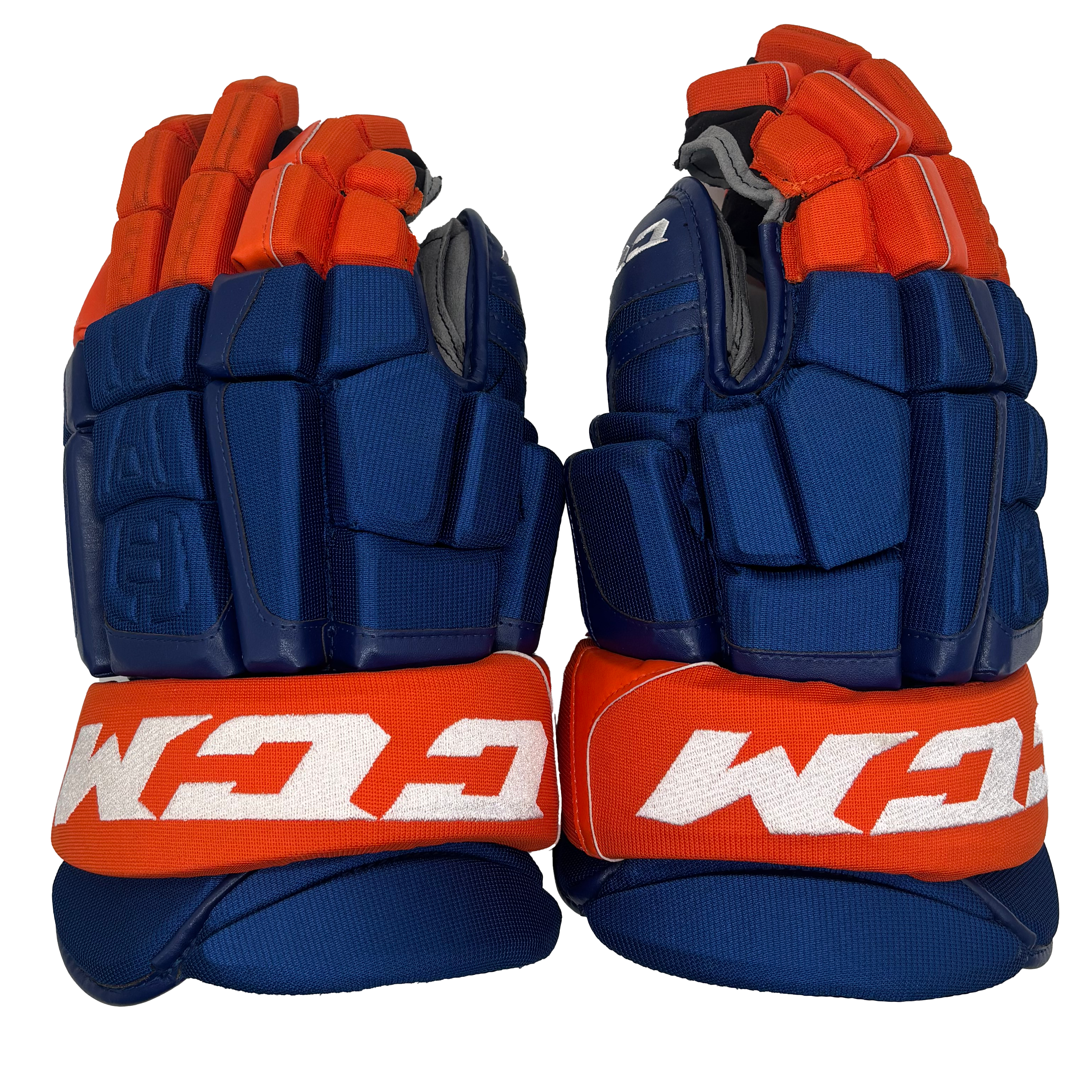CCM HGQL - NHL Pro Stock Glove - New York Islanders (Blue/Orange)