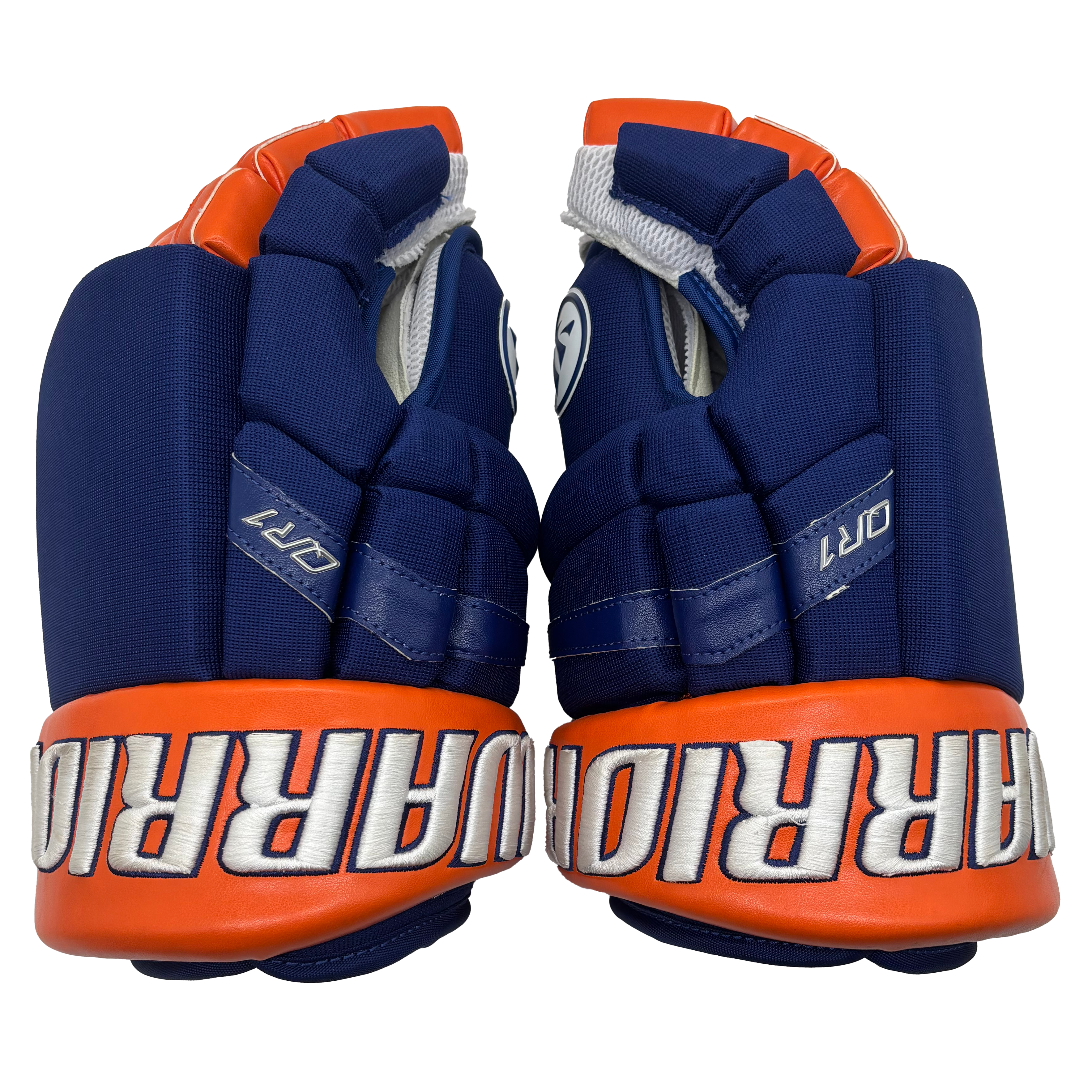 Warrior Covert QR1 Pro - NHL Pro Stock Glove - Casey Cizikas (Blue/Orange)