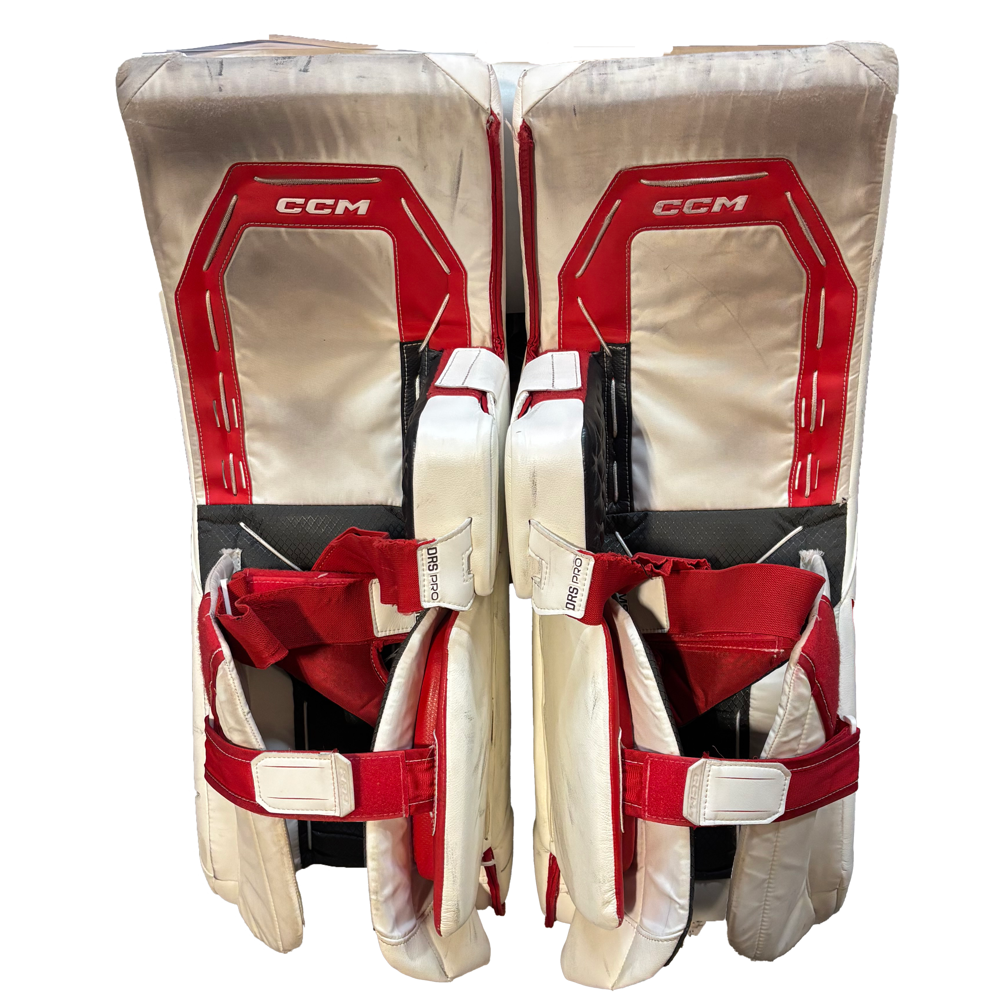 CCM Axis XF Pro - Used Pro Stock Goalie Full Set (White/Red)