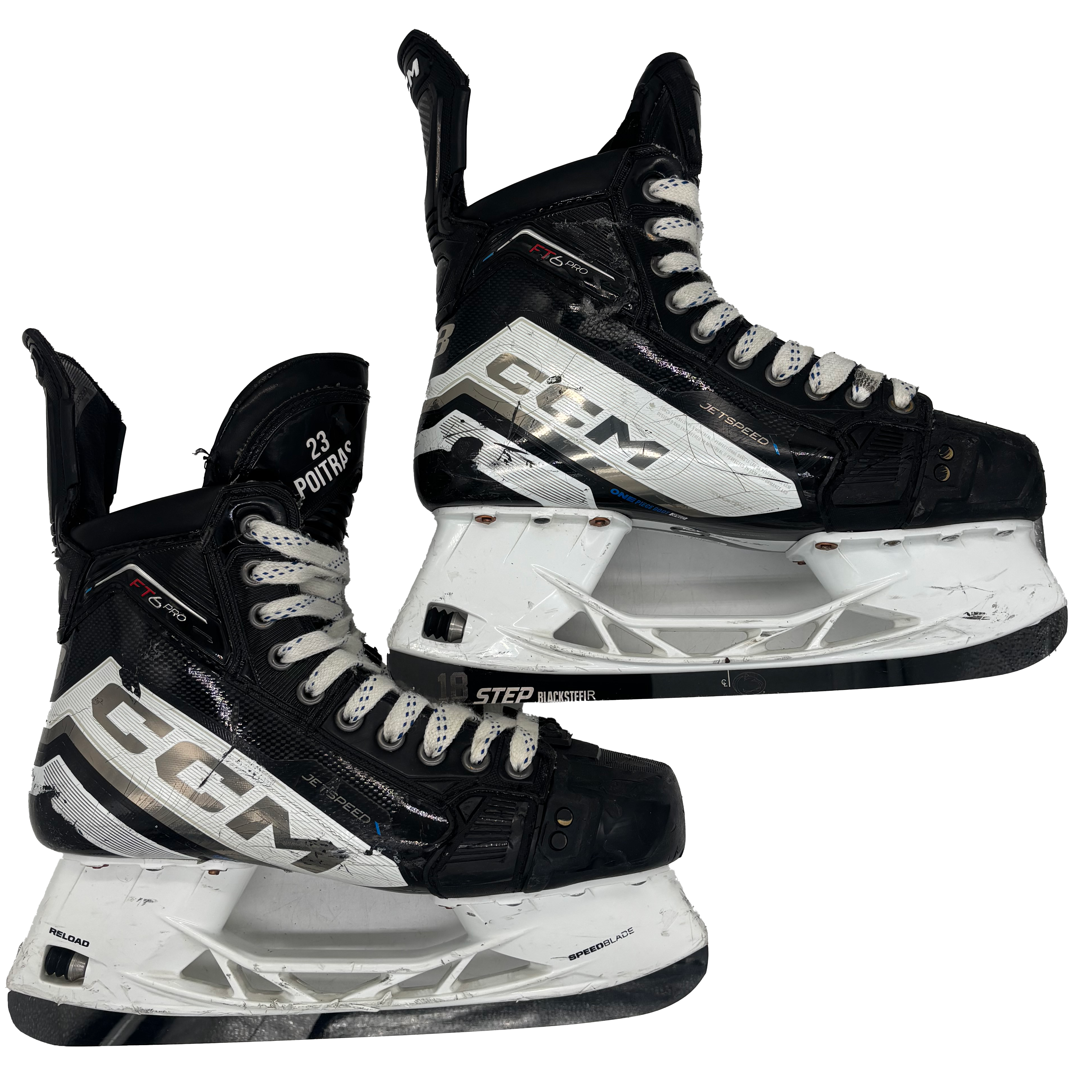 CCM Jetspeed FT6 Pro - Used Pro Stock Skates - Size L7.75 R7.5