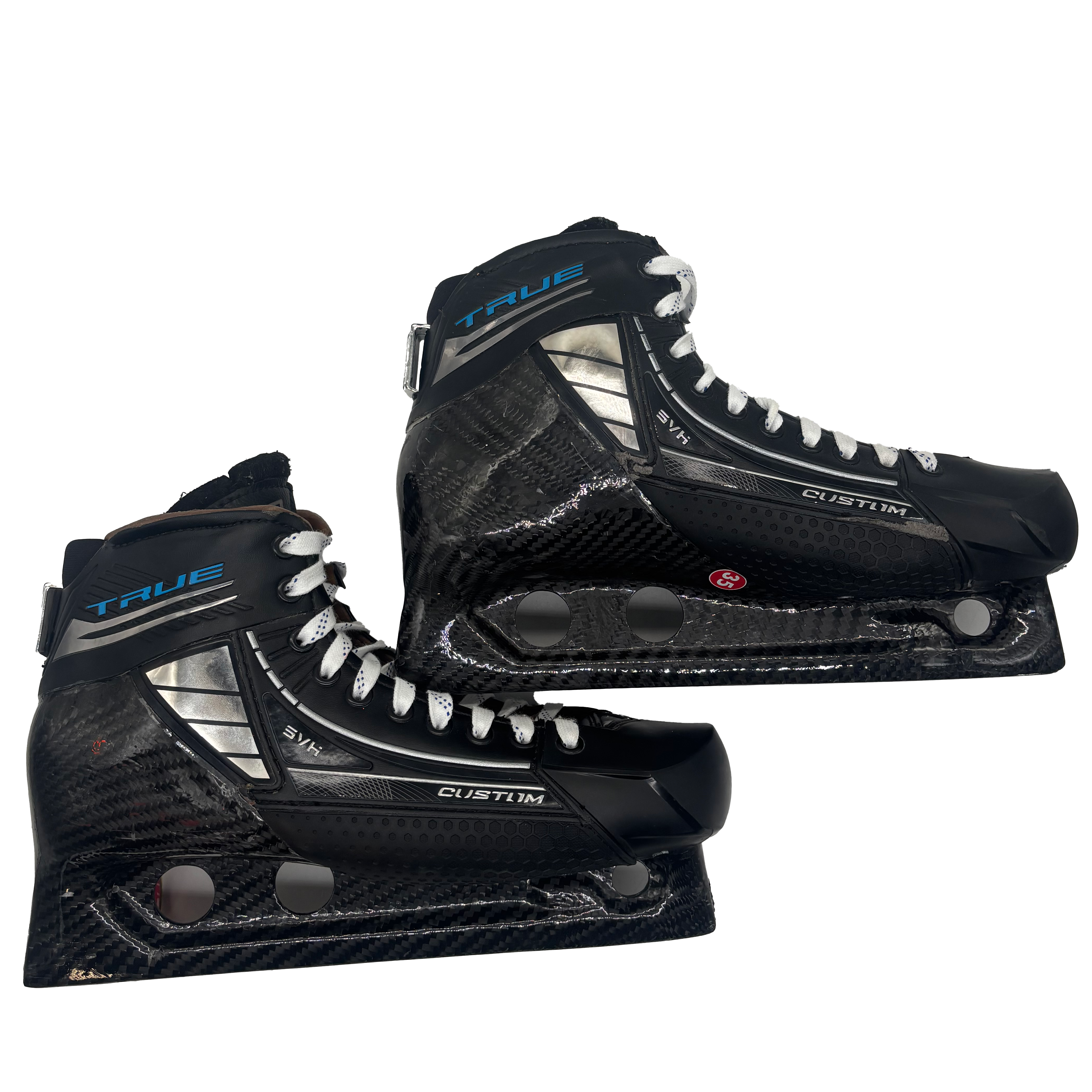 True Custom - Used AHL Pro Stock Goalie Skates - Size 10