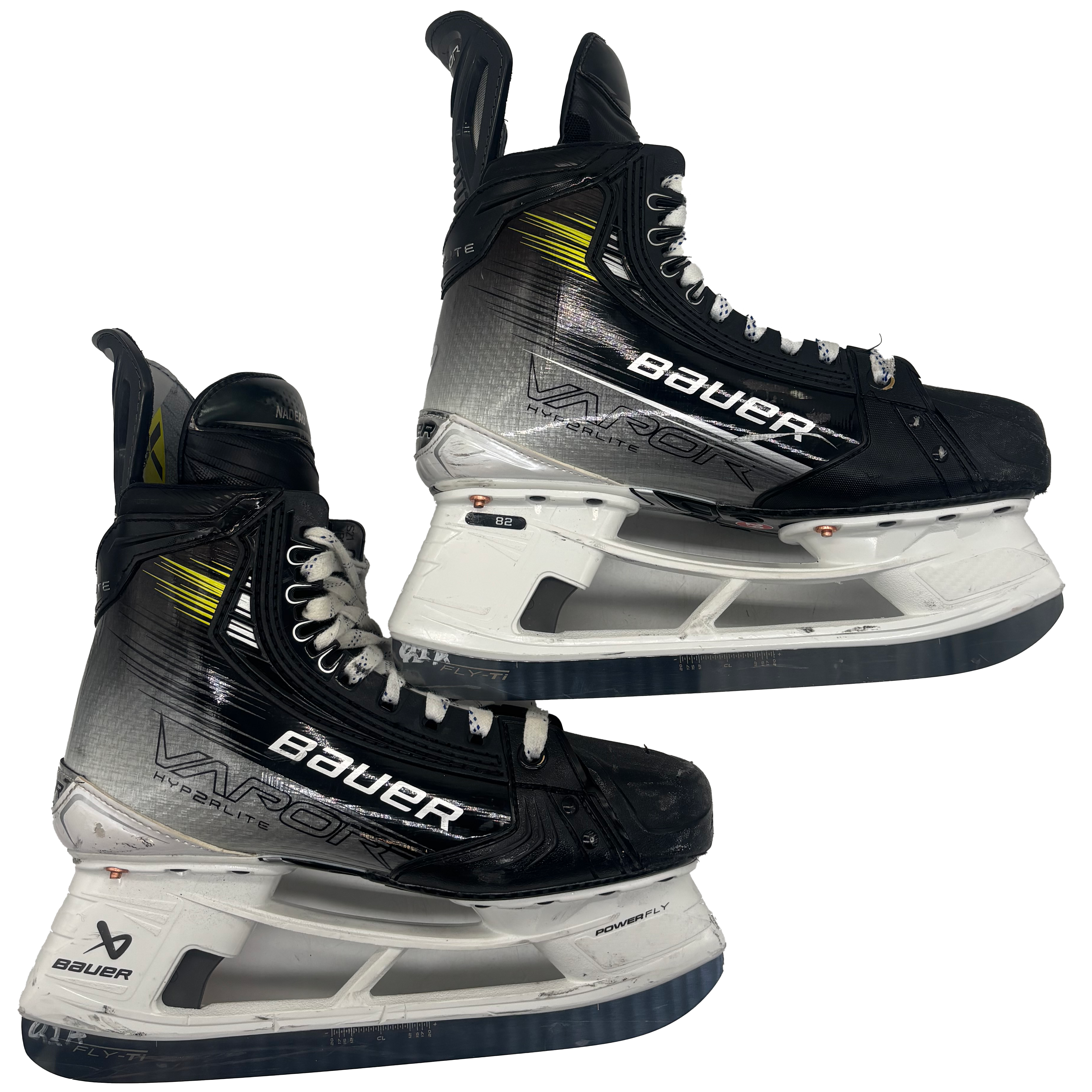 Bauer Vapor Hyperlite 2 - Used AHL Pro Stock Hockey Skates - Size 7E