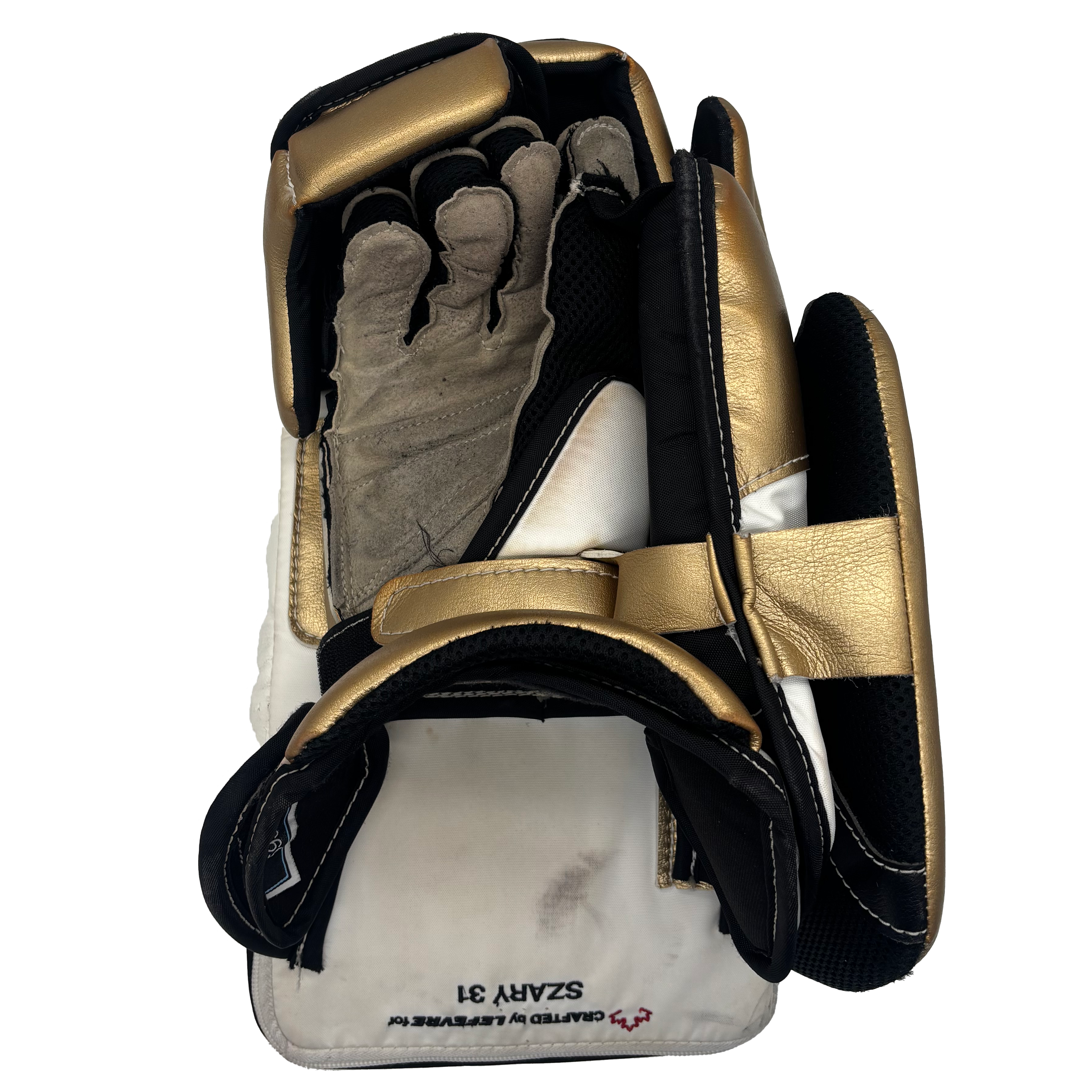 True Catalyst PX3 - Used Pro Stock Goalie Full Set (Gold/Black/White)