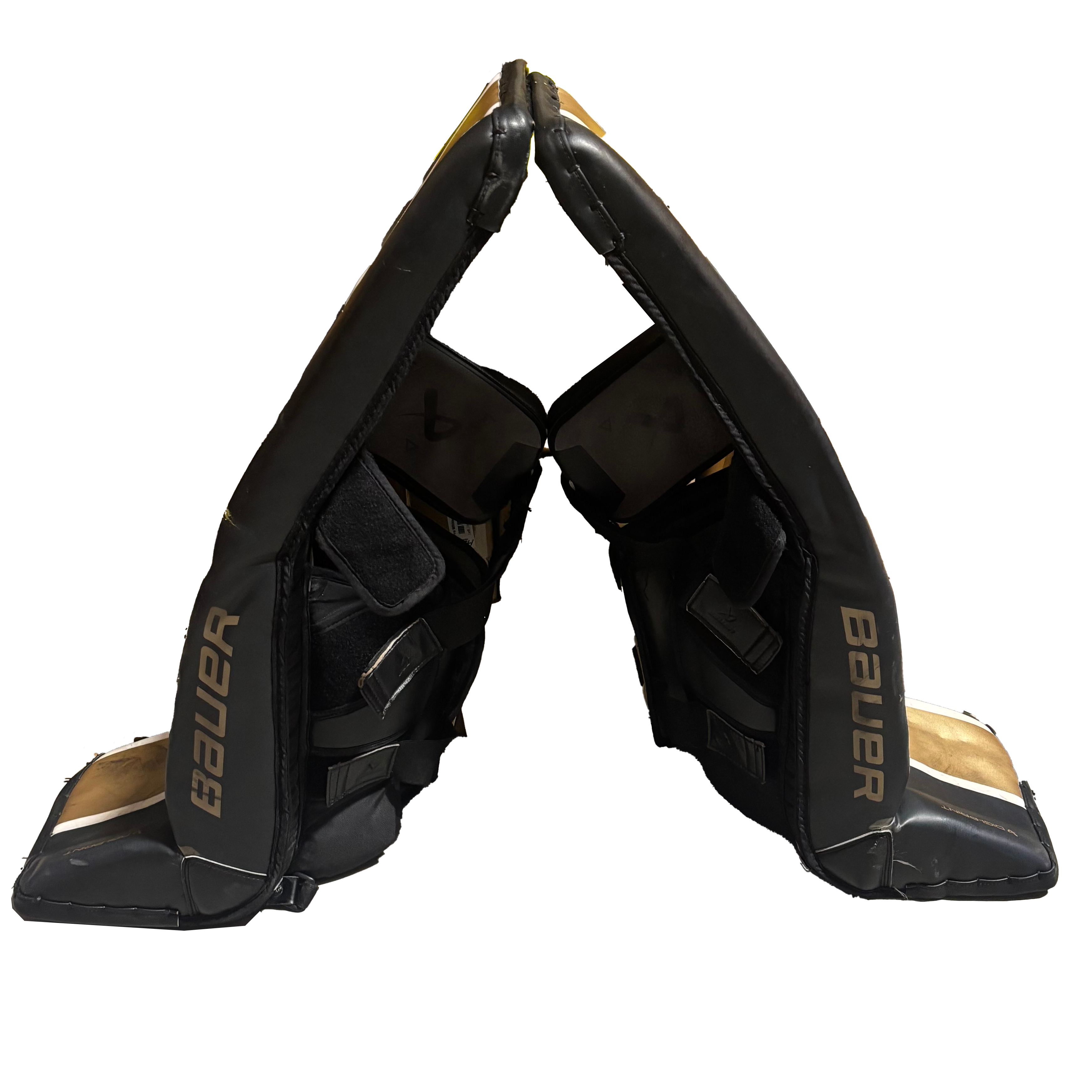 Bauer Supreme Shadow - Used Pro Stock Goalie Full Set (Black/Gold/White)