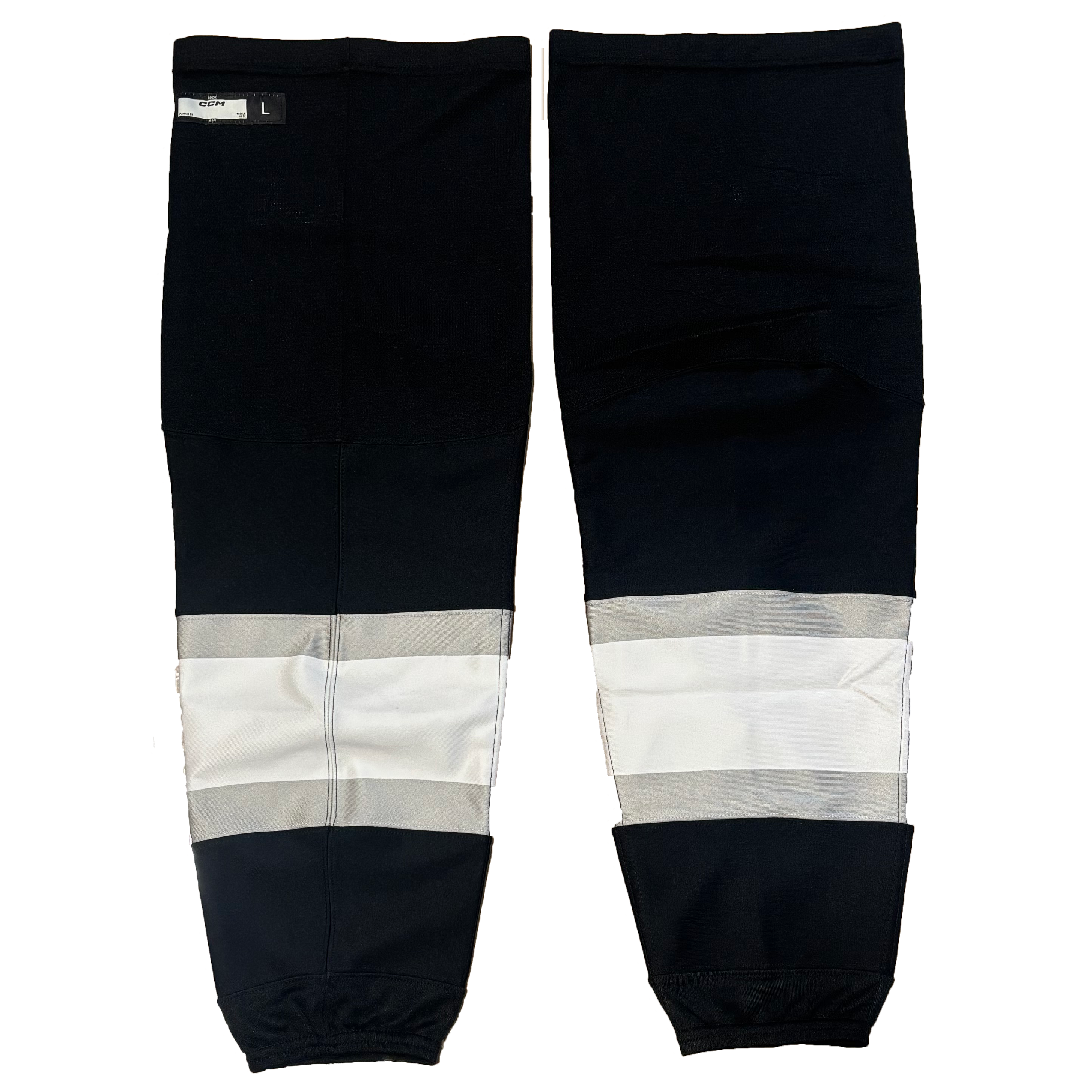 AHL - CCM Pro Stock Hockey Socks (Black/Grey/White)