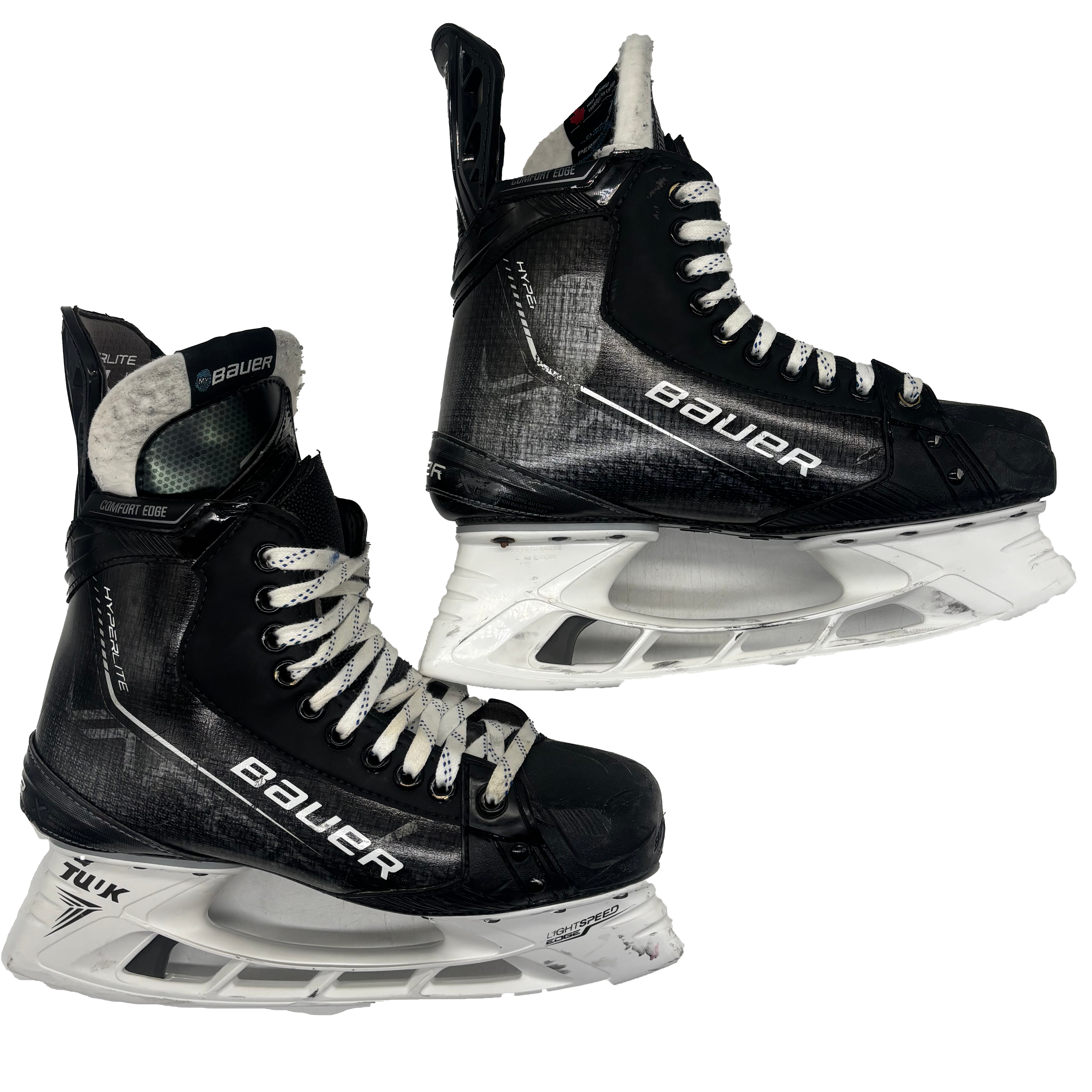 Bauer Vapor Hyperlite - Used Pro Stock Skates - Size R:6.375 L:6.25E