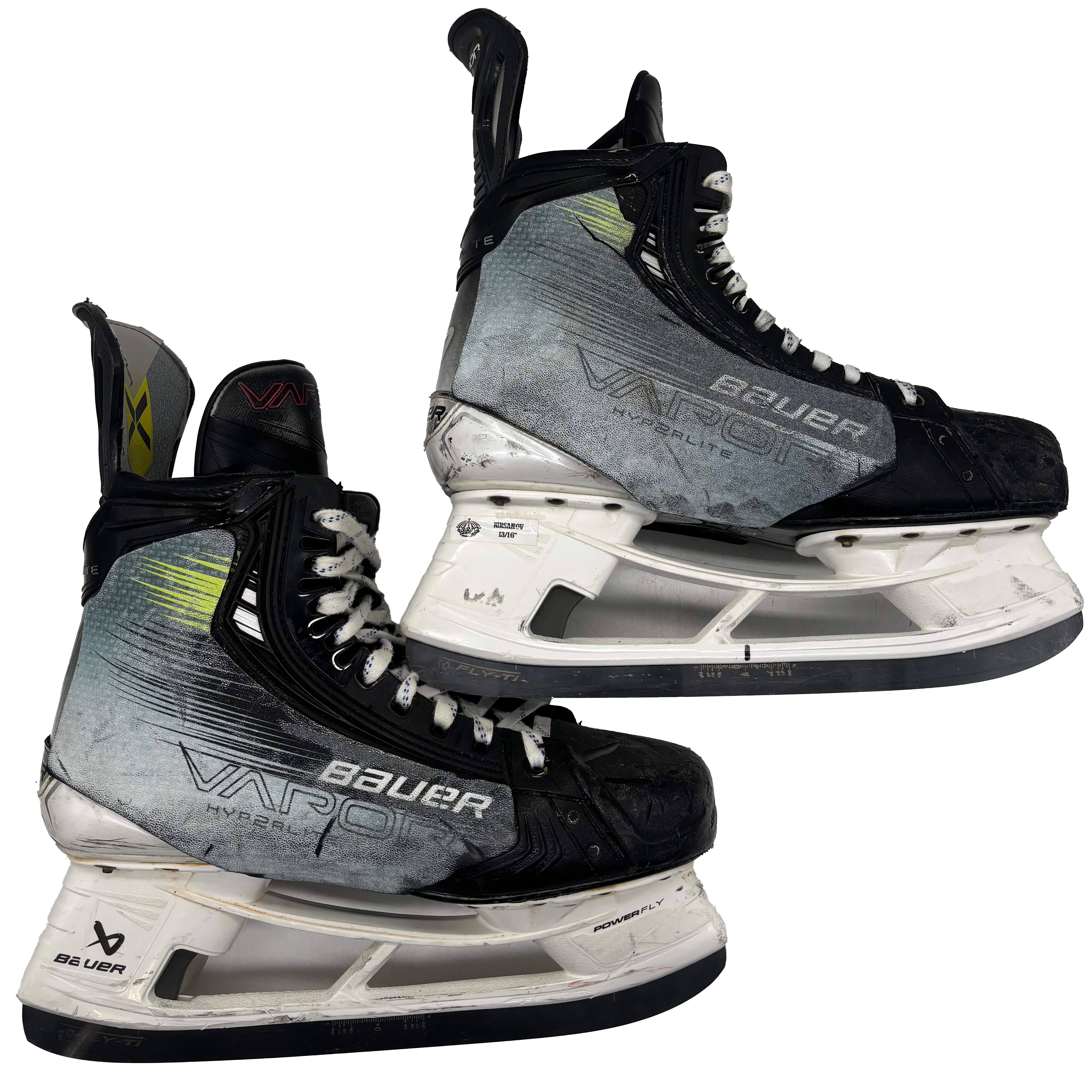 Bauer Vapor Hyperlite 2 - Used Pro Stock Skates - Size 10 Fit 2 with Shot Blockers