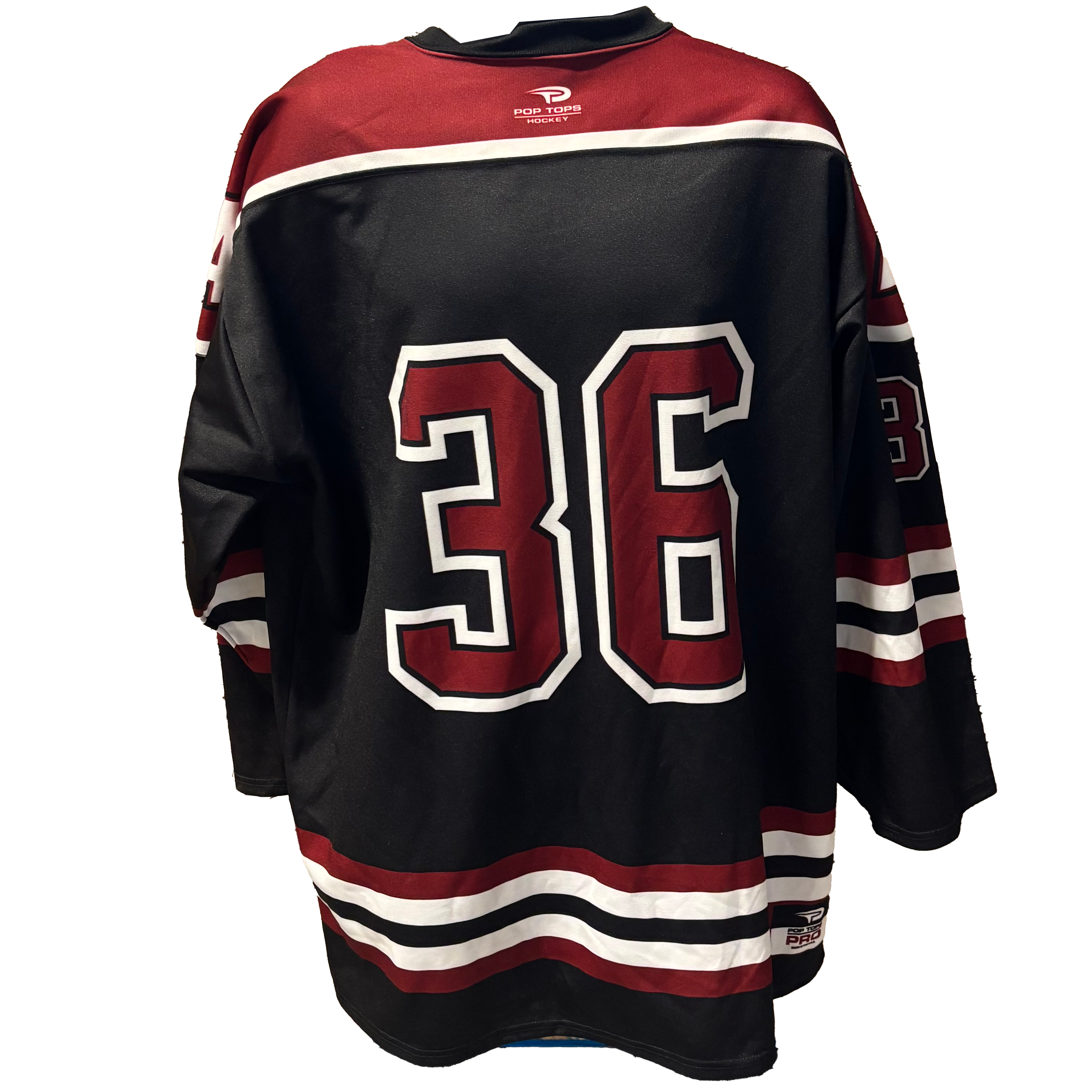 NCAA - Pop Tops Game Jersey (Black/Maroon/White)