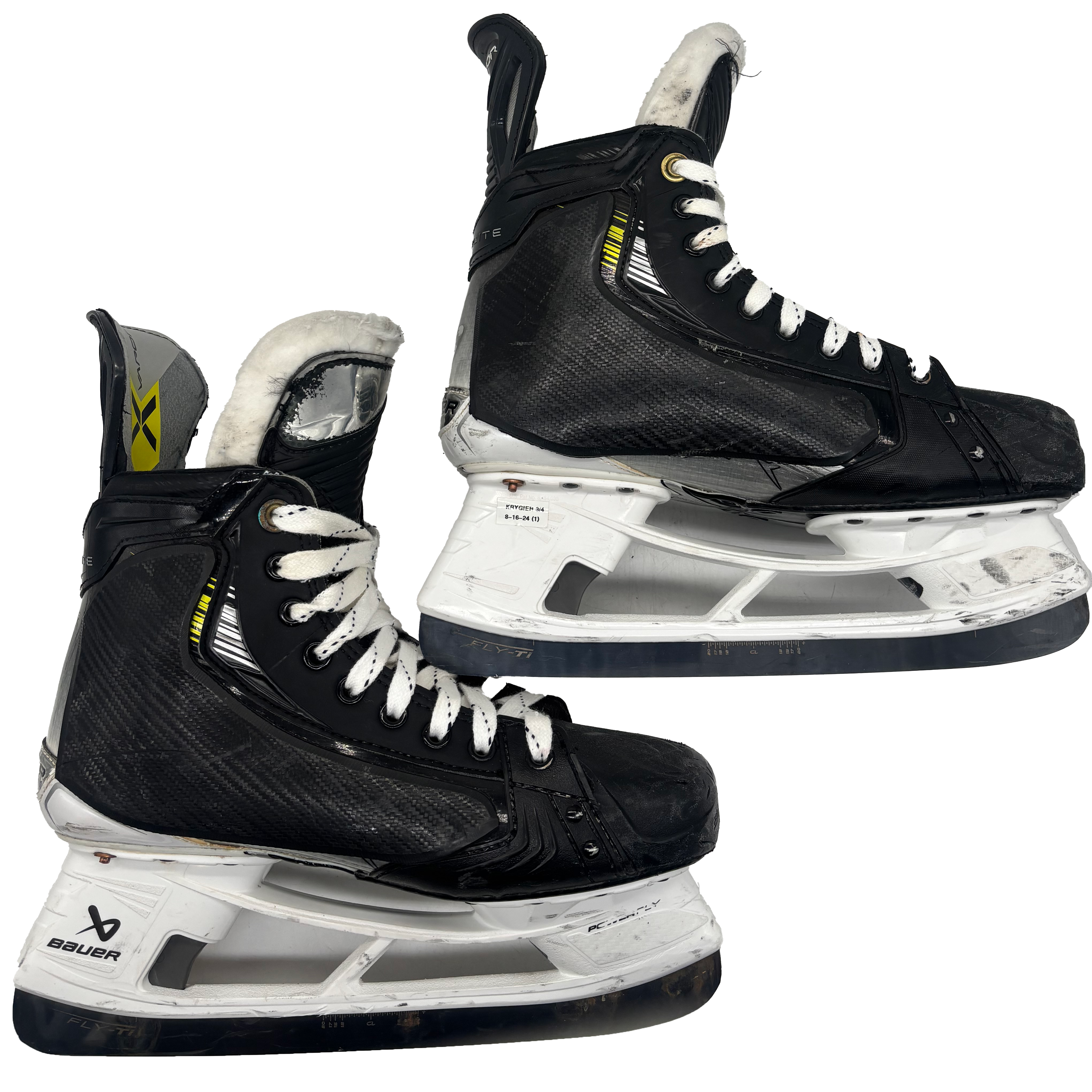 Bauer Vapor Hyperlite 2 - Used Pro Stock Skate - Size 9.5E with Shot Blockers