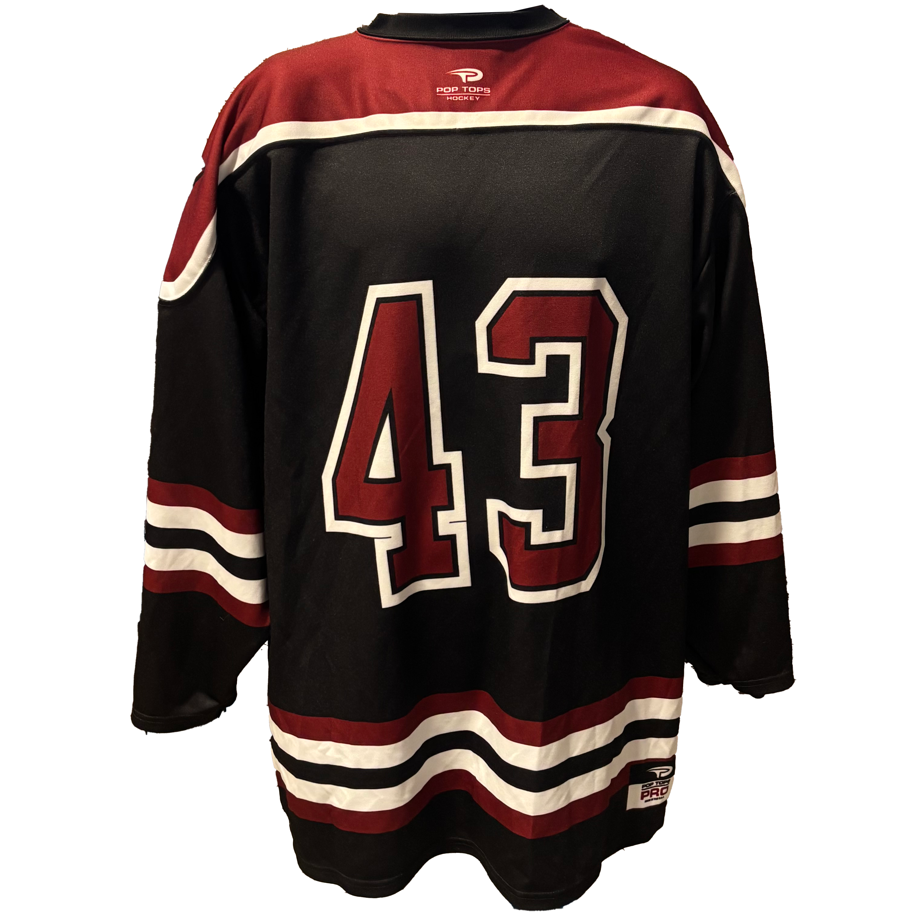 NCAA - Pop Tops Game Jersey (Black/Maroon/White)