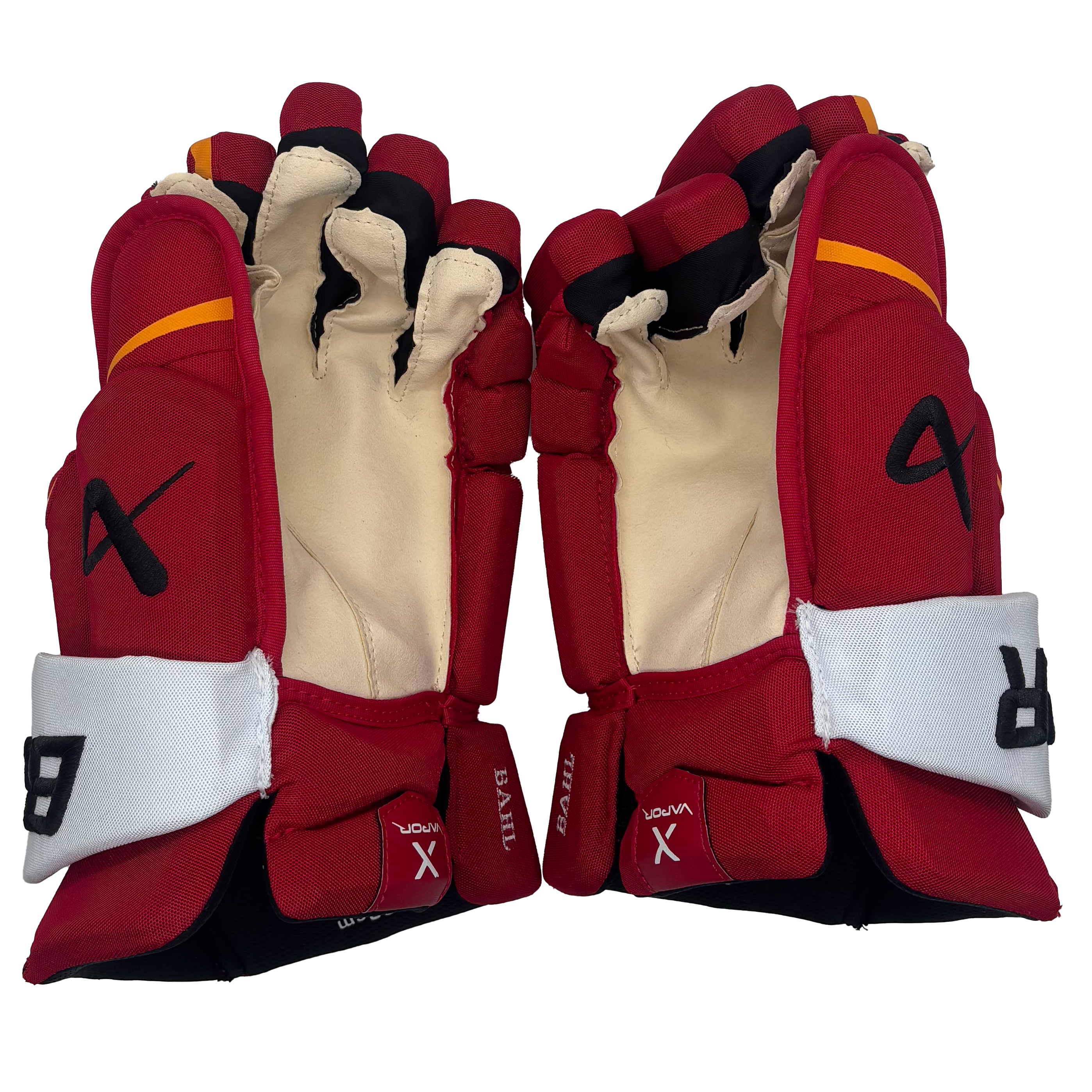Bauer Hyperlite - NHL Pro Stock Glove - Kevin Bahl (Red/Yellow/White)