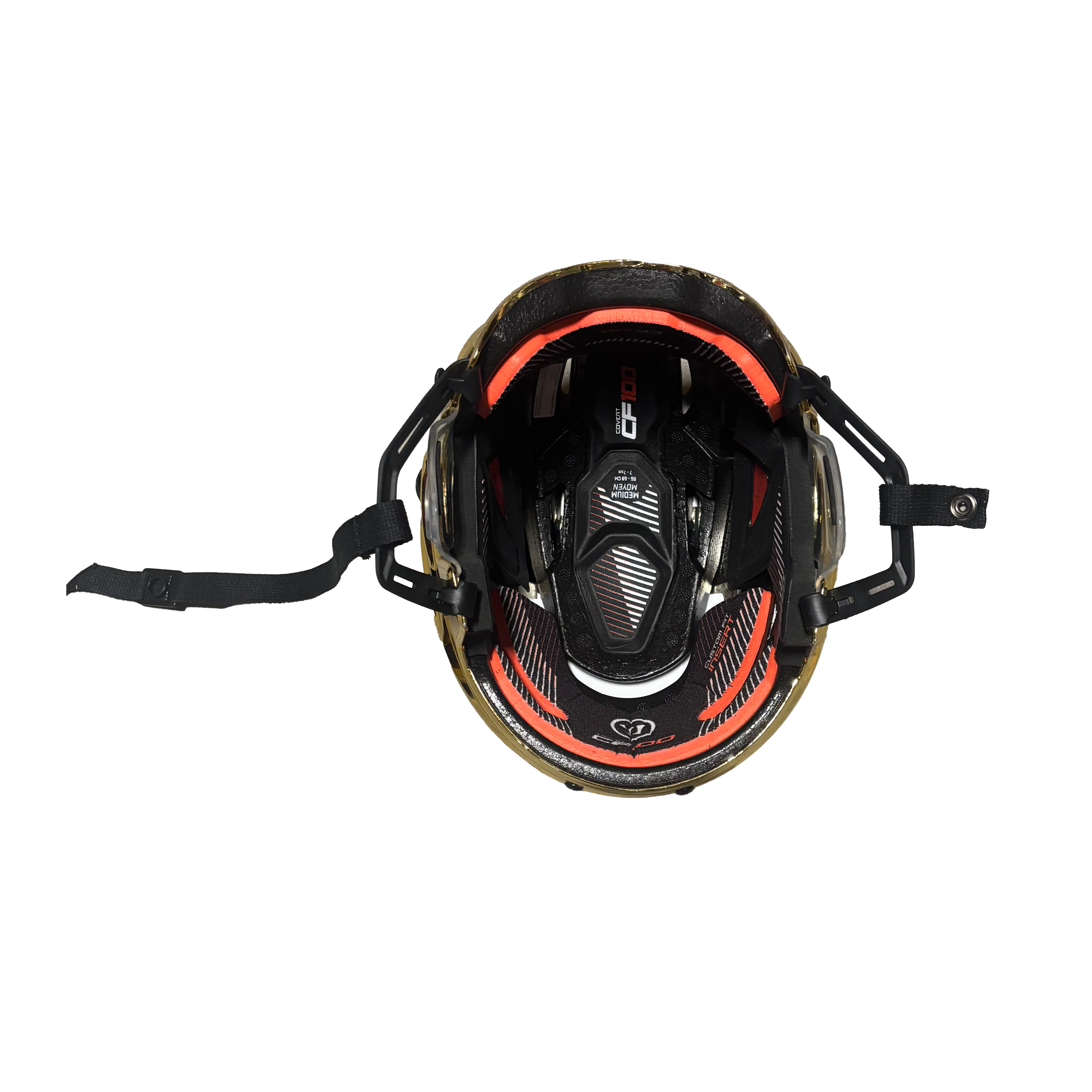 Warrior Covert CF 100 - Hockey Helmet (Gold Chrome)