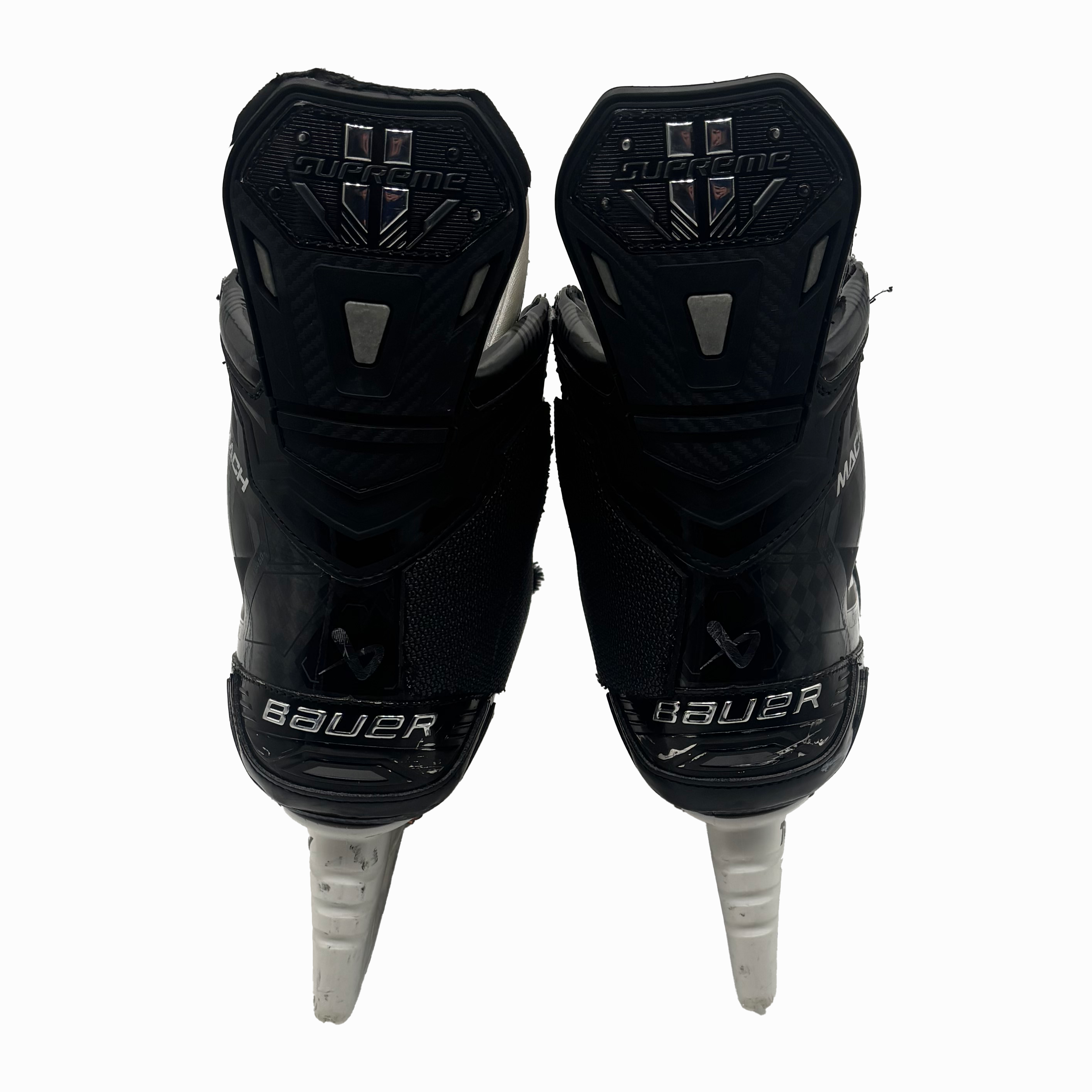 Bauer Supreme Mach - Used Pro Stock Hockey Skates With Shot Blockers - Size 10E