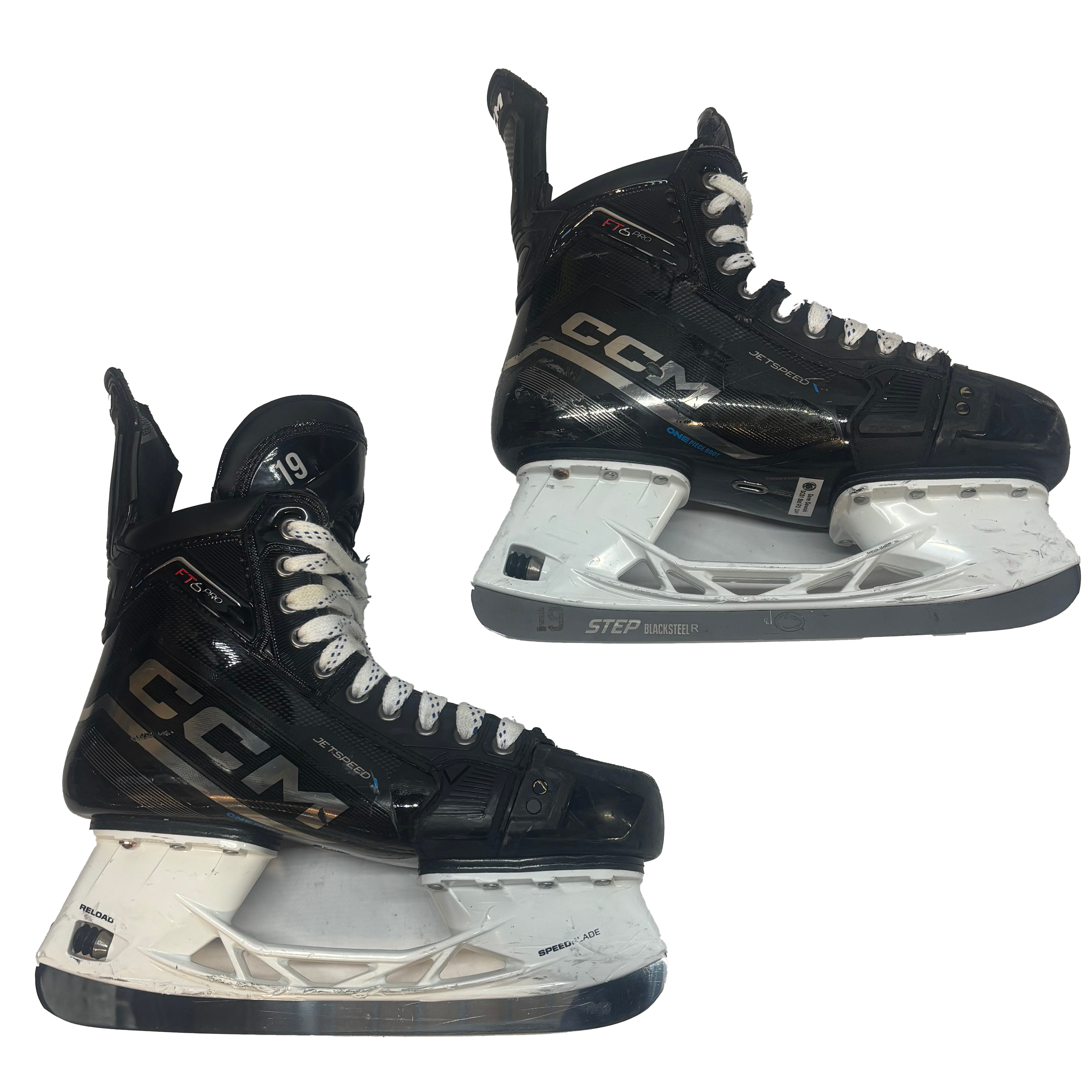 CCM Jetspeed FT6 Pro - Used NCAA Pro Stock Hockey Skates - Size 8R