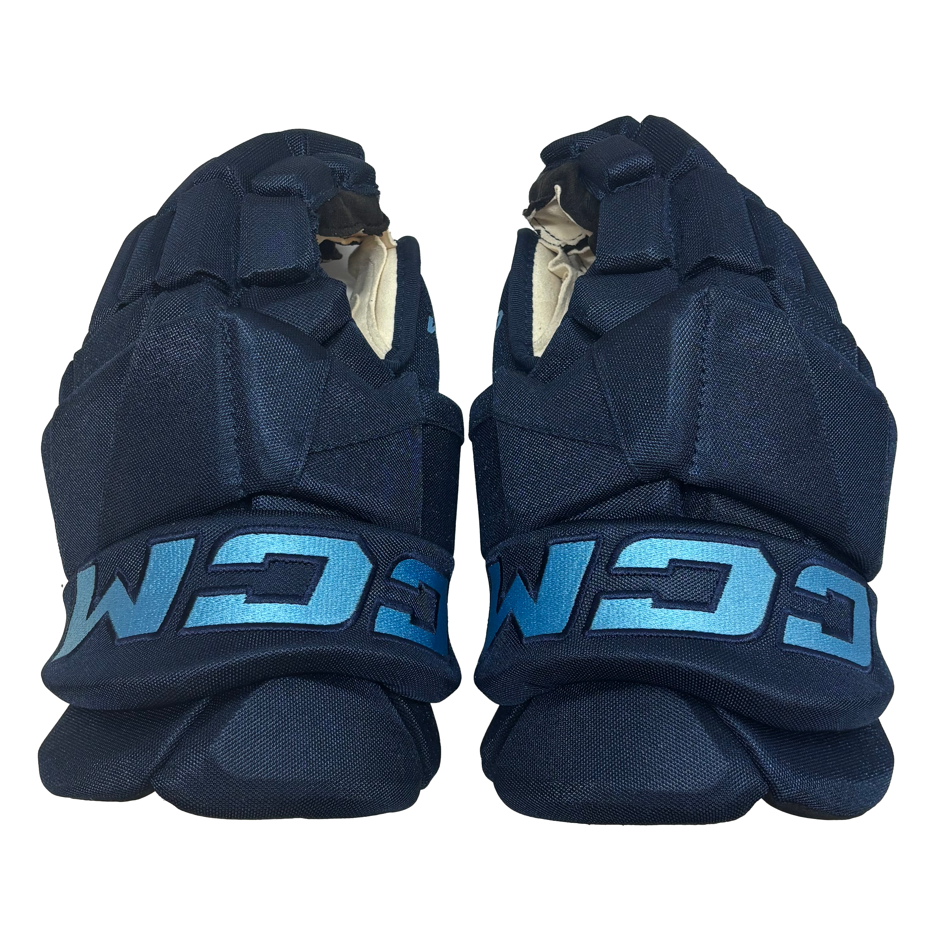 CCM HGPTKXF - PWHL Pro Stock Glove - Toronto Sceptres (Navy/Powder Blue)