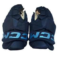 CCM HGPTKXF - Used PWHL Pro Stock Glove - Toronto Sceptres (Navy/Powder Blue)