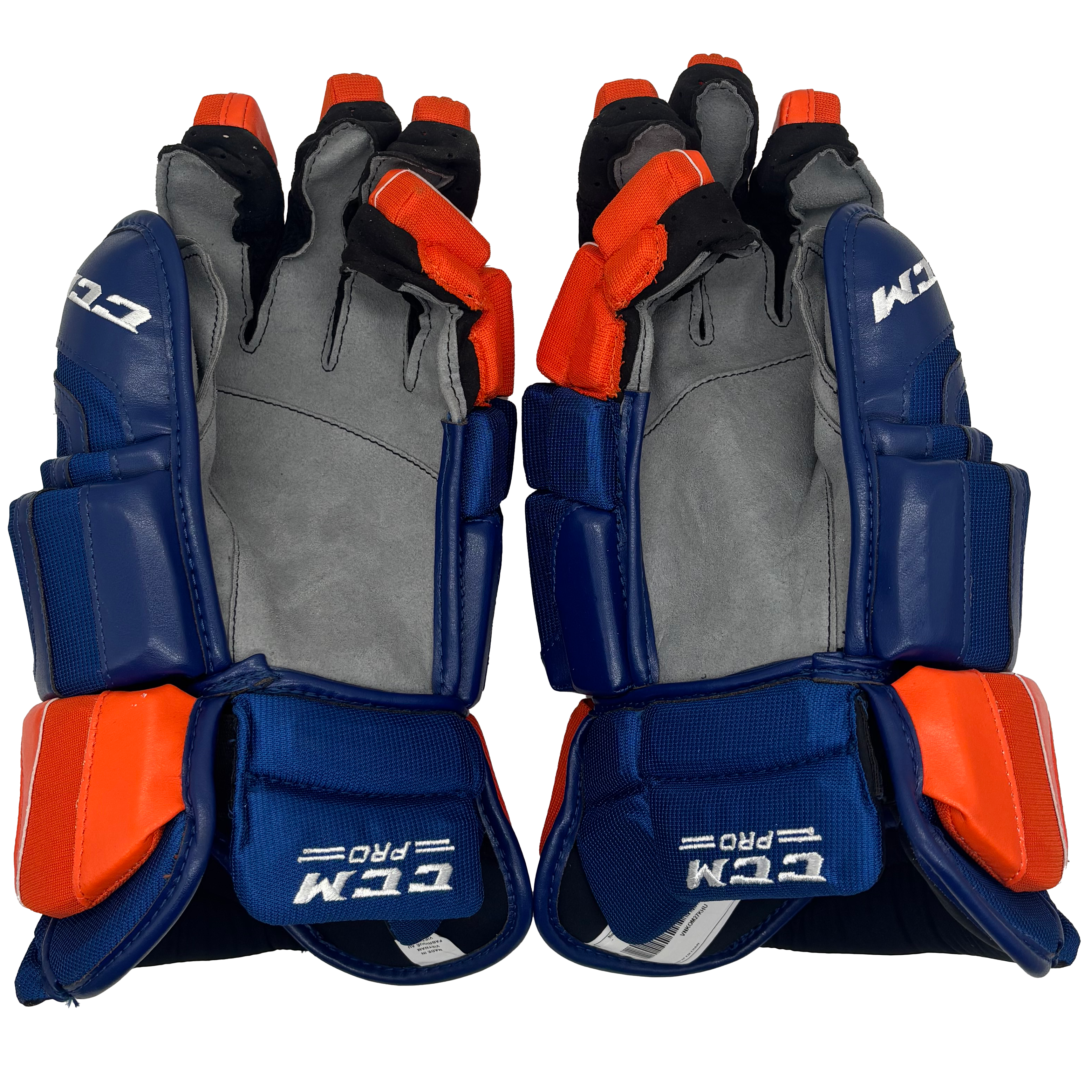 CCM HGQL - NHL Pro Stock Glove - New York Islanders (Blue/Orange)