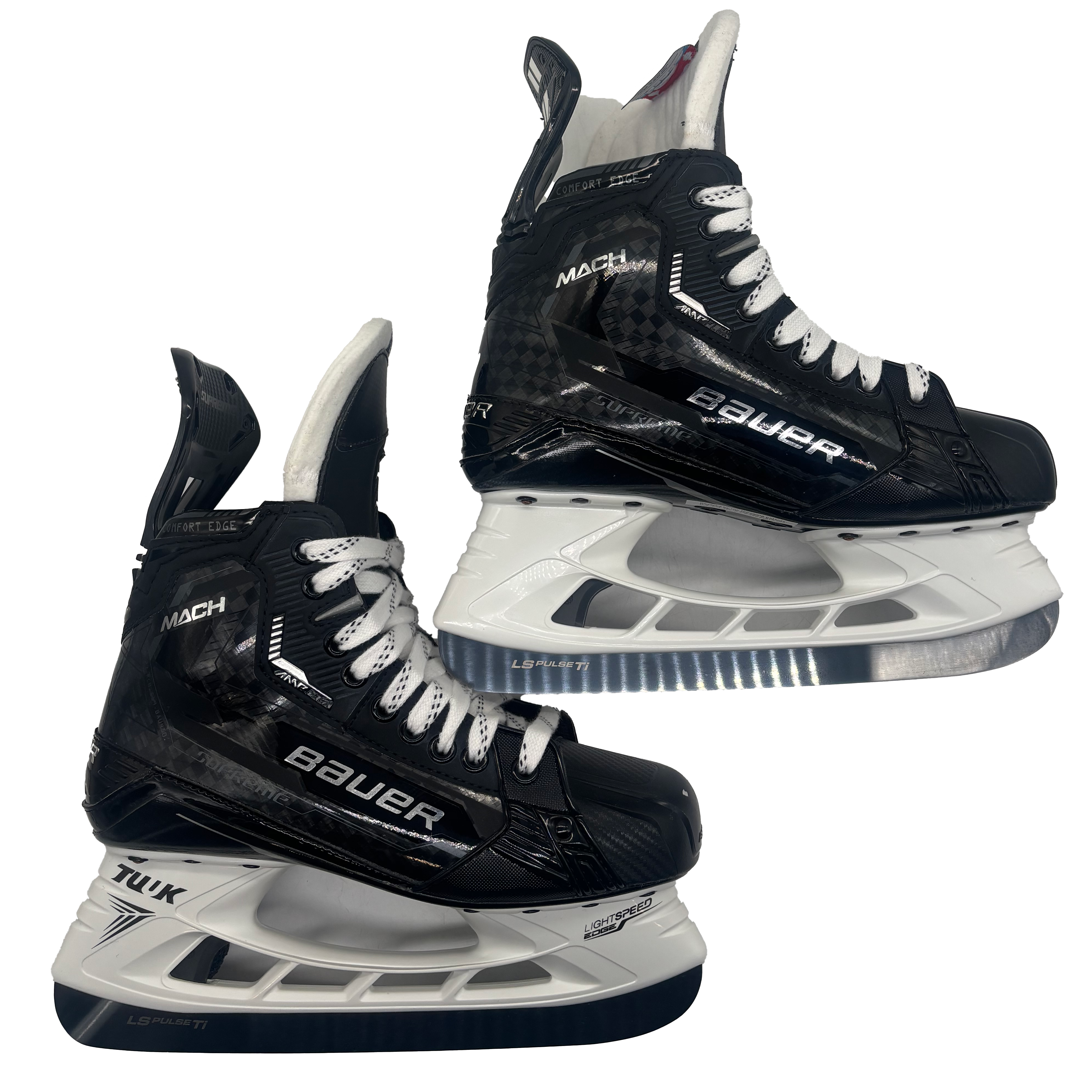Bauer Supreme Mach - Pro Stock Skates - Size L6.75 R6.5