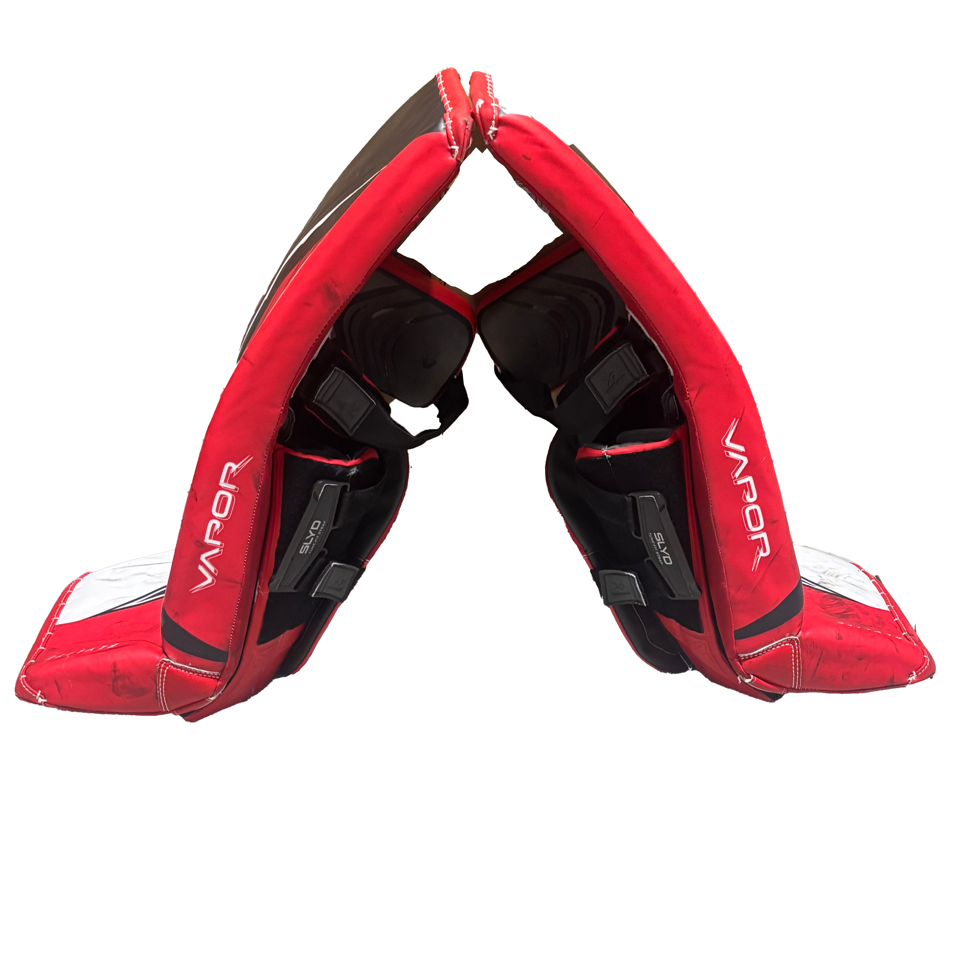 Used - Bauer Vapor Flylite Pro Stock Goalie Full Set (Black/Red/White)