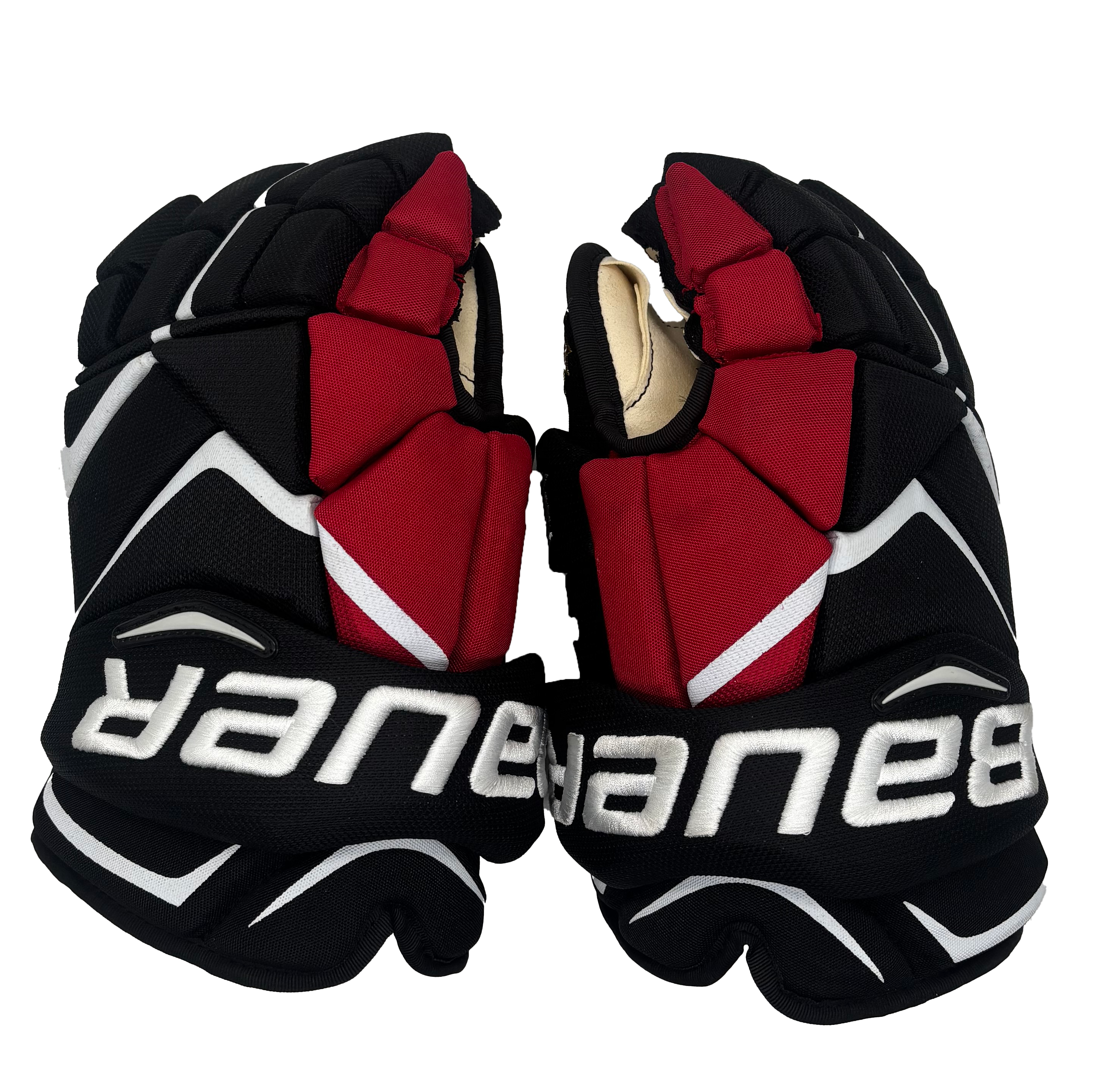 Bauer Vapor 1X Pro - Team Canada Pro Stock Hockey Gloves (Black/Red)