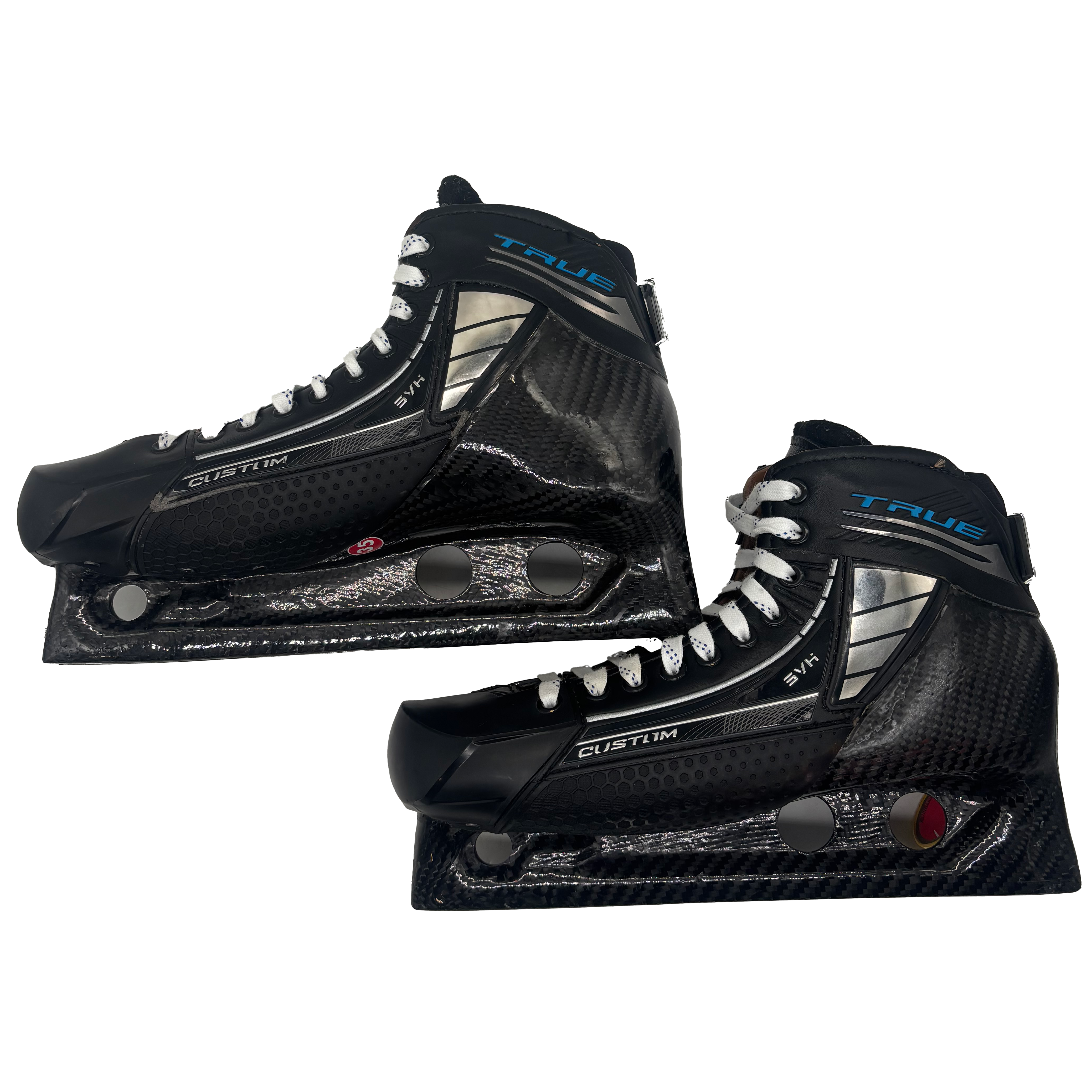 True Custom - Used AHL Pro Stock Goalie Skates - Size 10