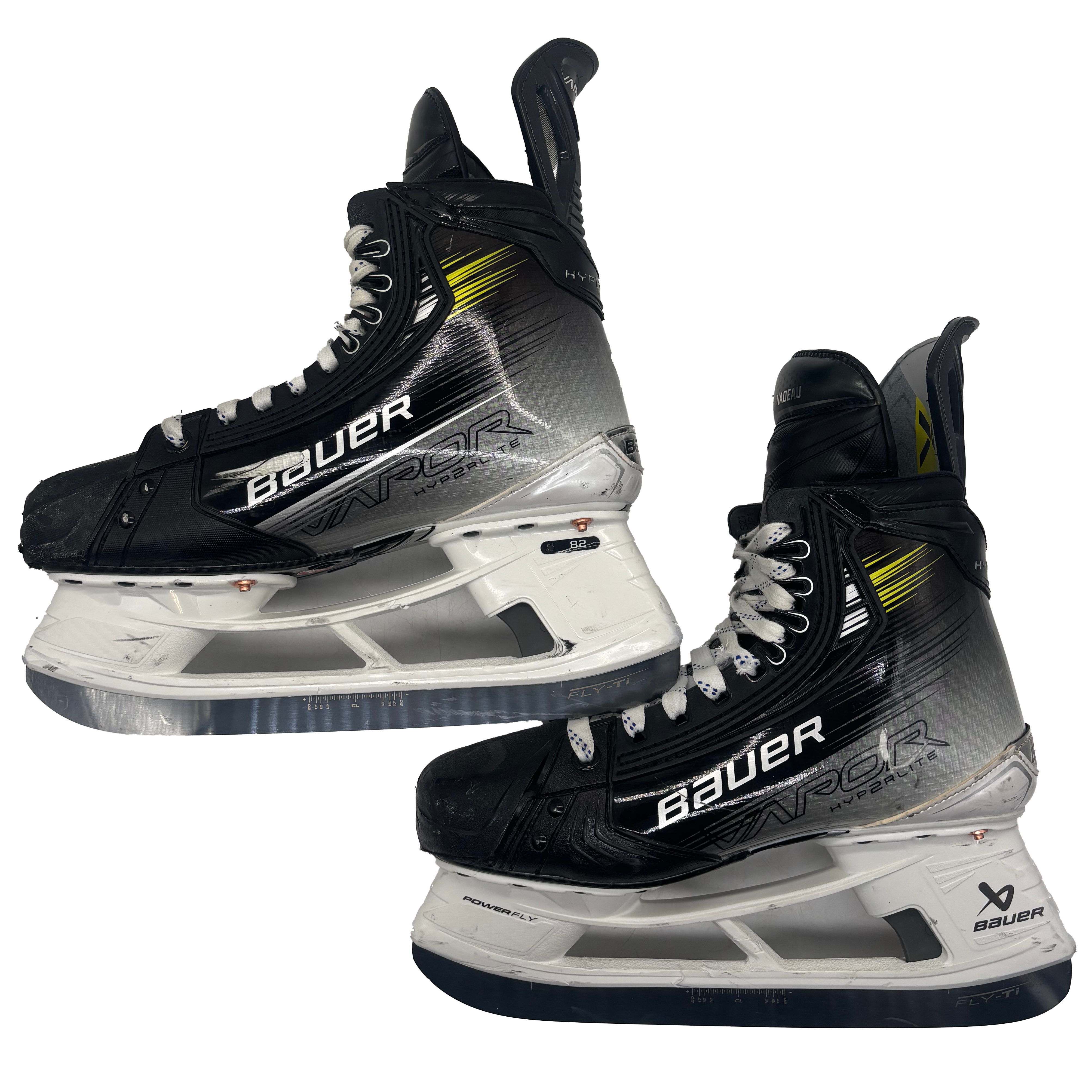 Bauer Vapor Hyperlite 2 - Used AHL Pro Stock Hockey Skates - Size 7E