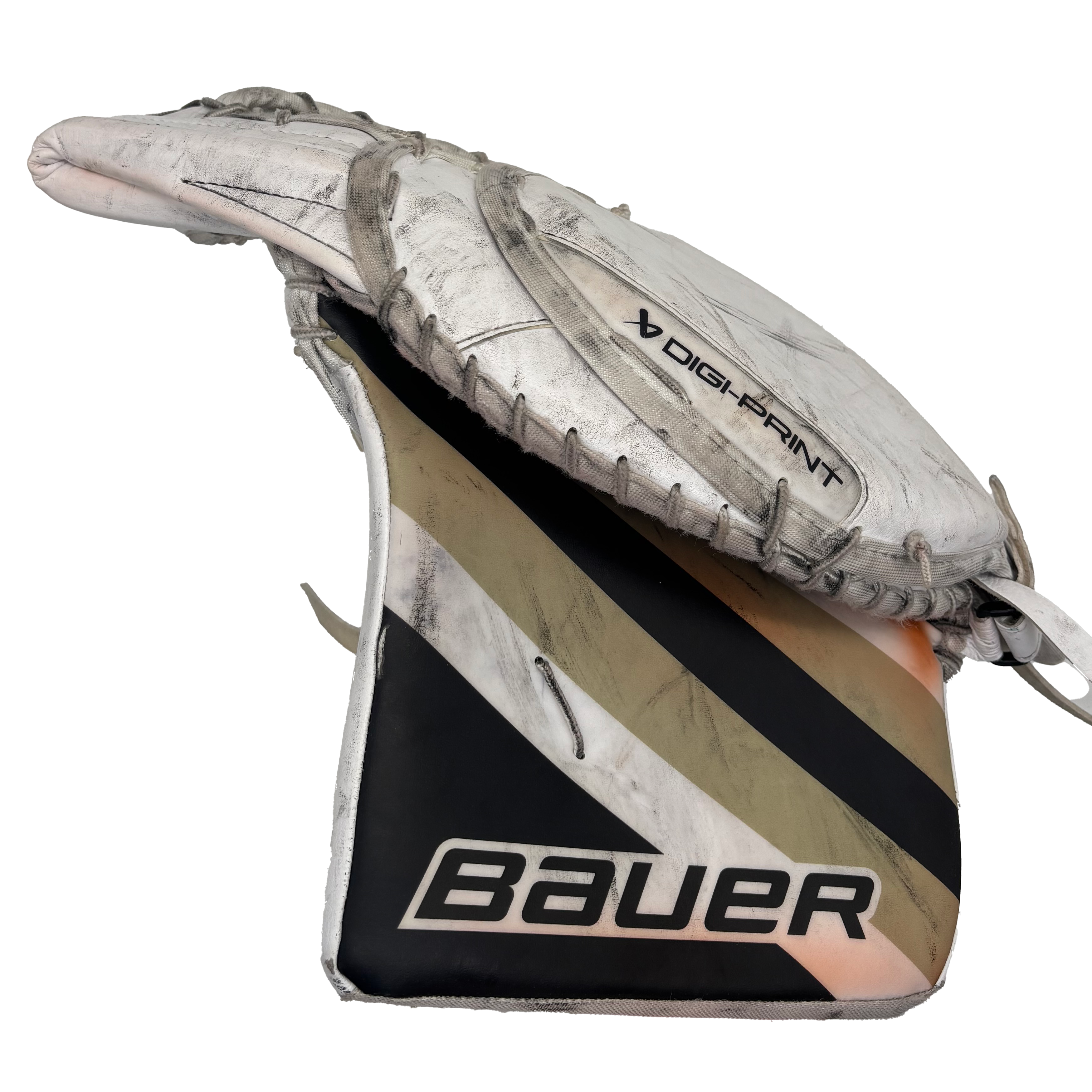 Bauer Supreme Shadow - Used Pro Stock Goalie Full Set (White/Black/Gold)